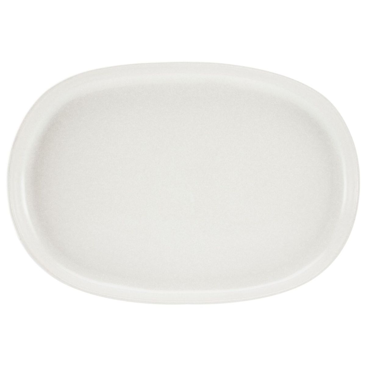 Uno - Piatto da portata ovale CreaTable; 33x23x2.5 cm (LxLxH); bianco; ovale