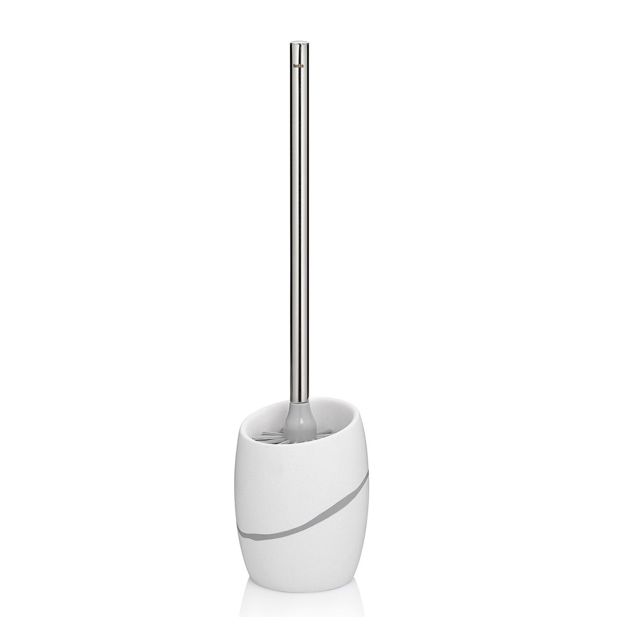 kela Wc-Garnitur Talus Polyresin 11x11x11x45 cm (LxBxØxH); weiß