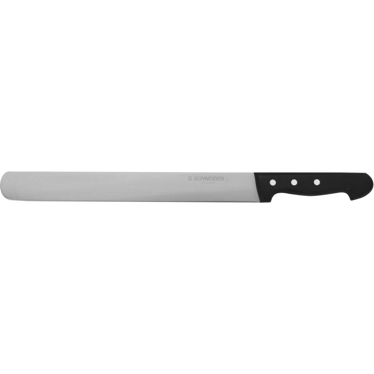 Schneider Bäckermesser mit glatter Schneide Klingenlänge 36 cm, 36 cm (L); schwarz