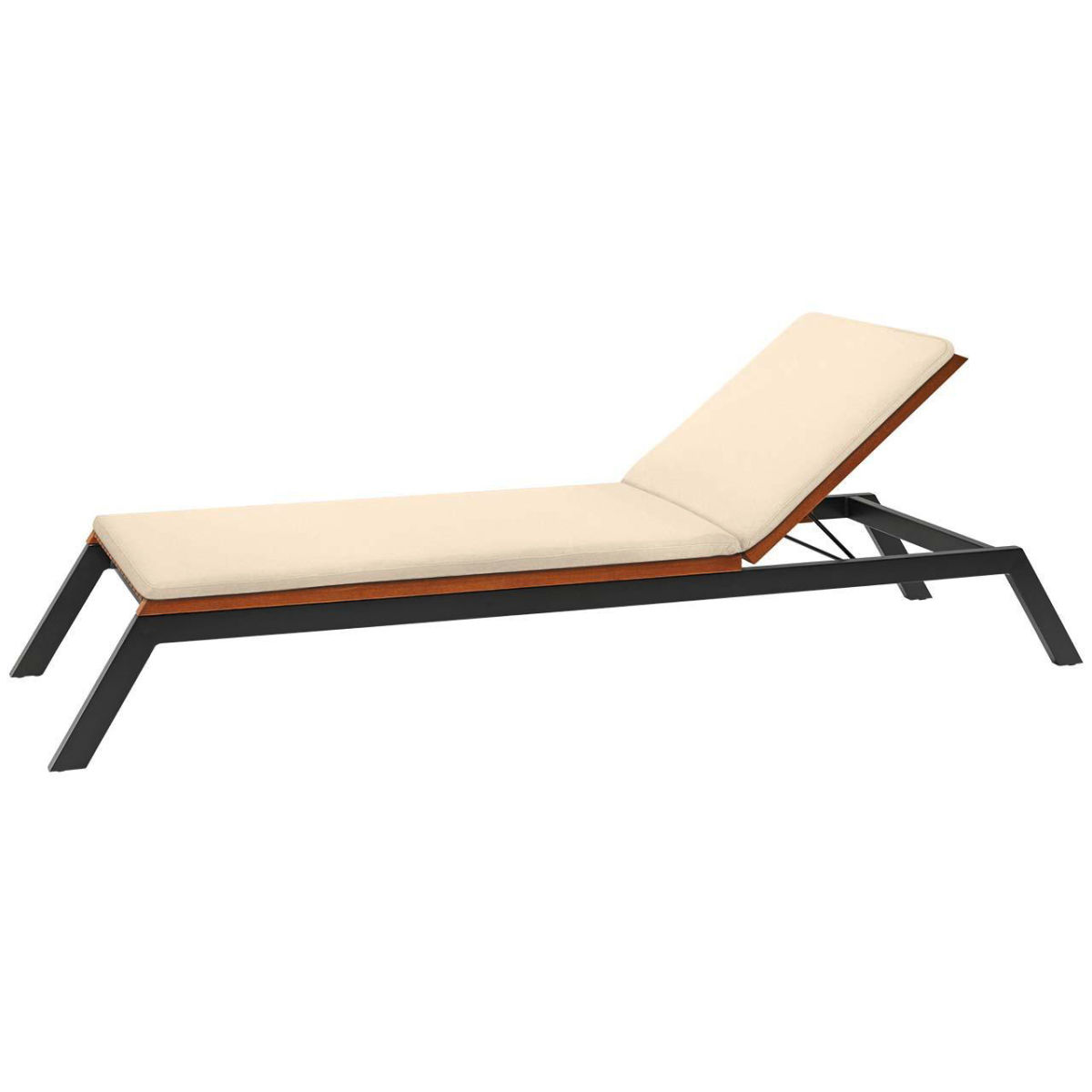 Rondo Auflage für Sonnenliege 'Sassa', Bezug aus Polyester 54x220x6 cm (BxLxH); natur