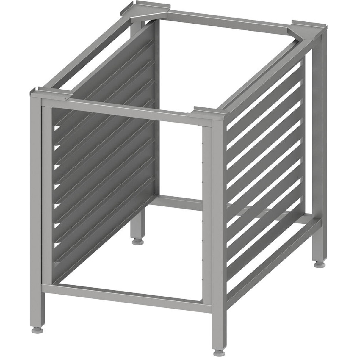 Stalgast Edelstahl Untergestell für Kombidämpfer, 8x GN 2/1, H. 850 mm 70.4x85 cm (BxH); silber