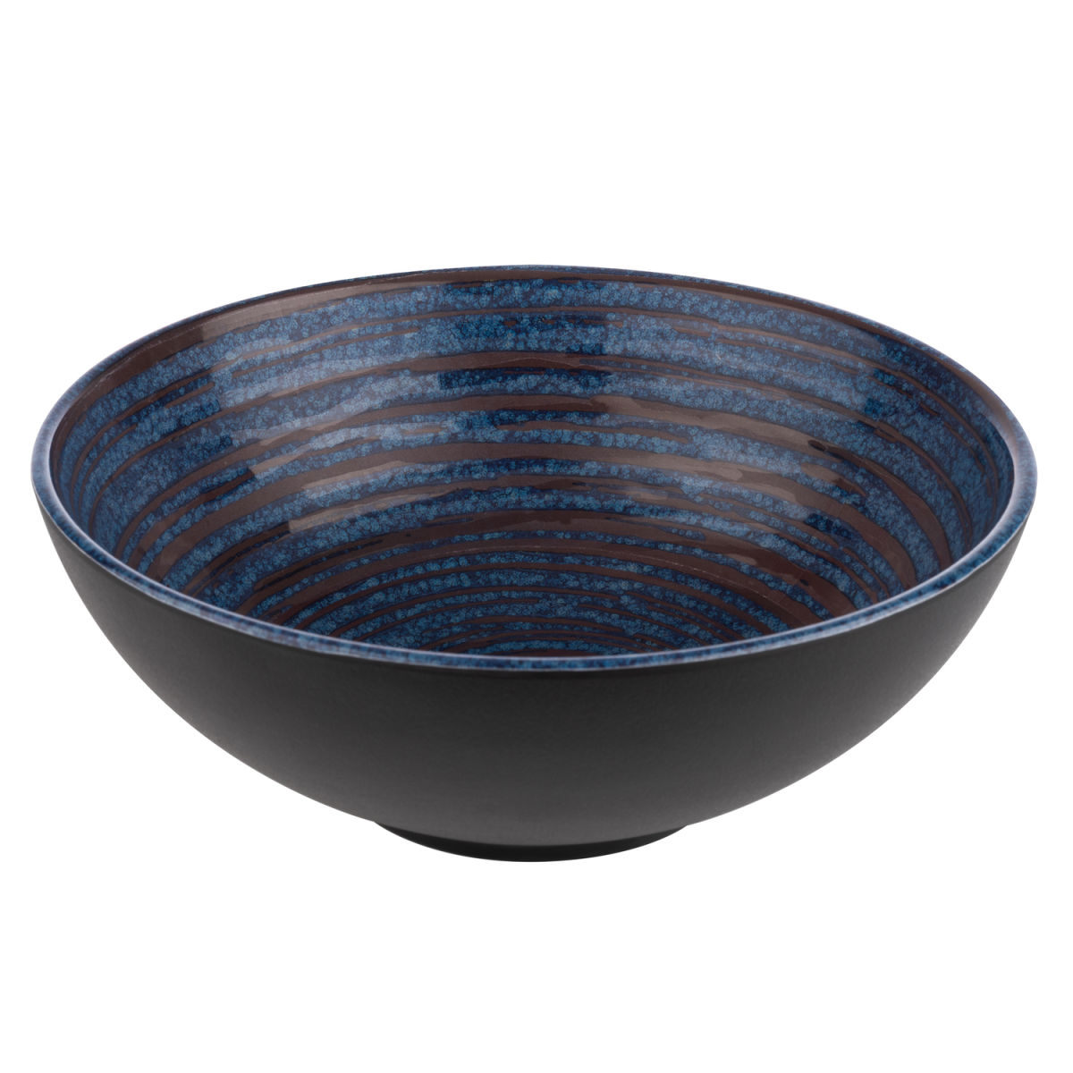 APS Schälchen LOOPS, Melamin 1800 ml, 24x24x9 cm (LxBxH); grau/blau