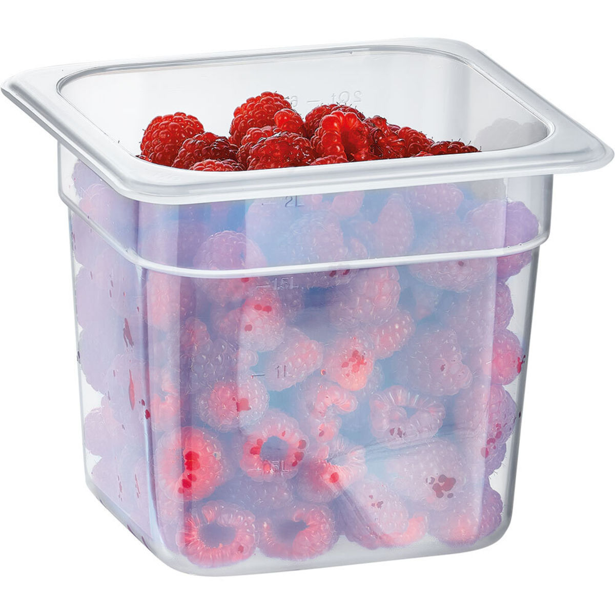 Stalgast Gastronormbehälter Serie Buffet von Stalgast, GN 1/6, Polypropylen GN 1/6, 0.002 l, 17.6x16.2 cm (BxT); transparent