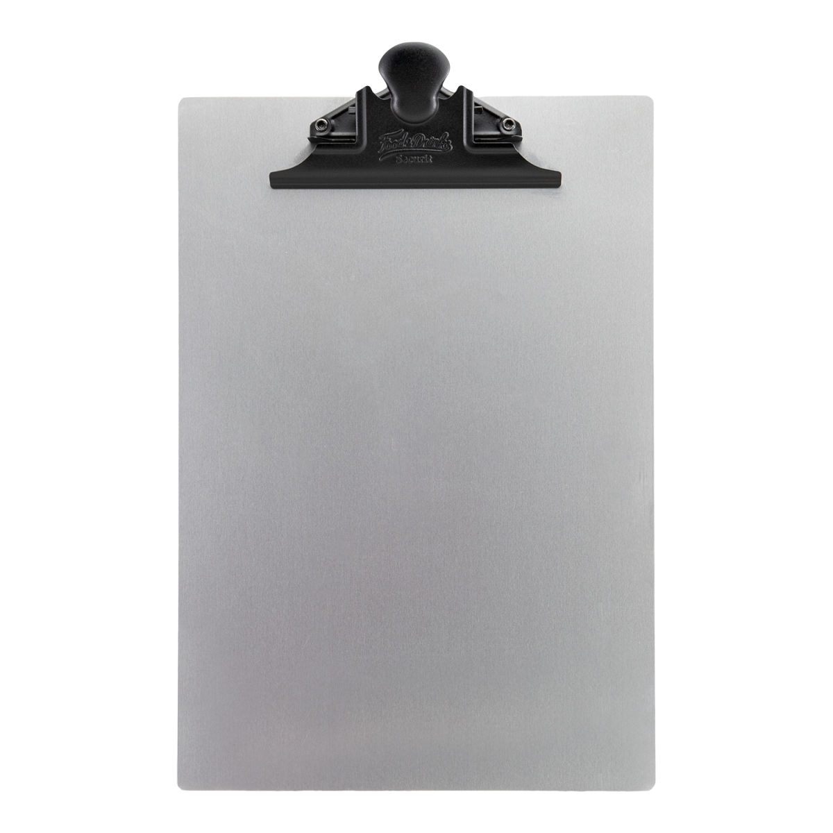 Portamenu A4 con clip in acciaio inox - Marrone Securit; 23x35 cm (LxH); grigio
