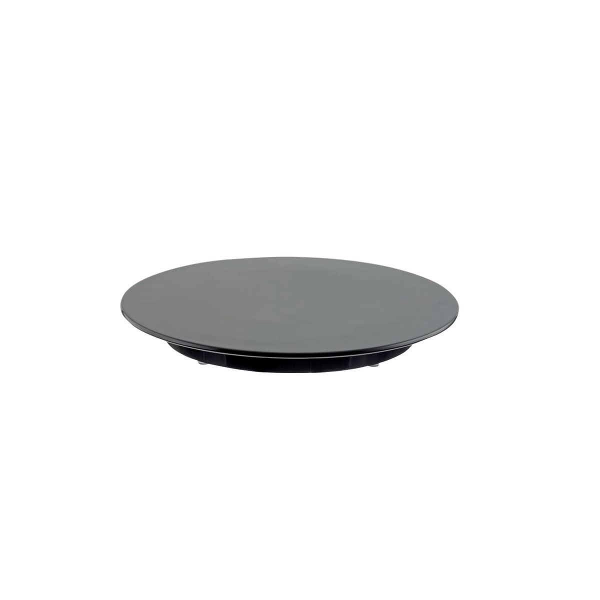 Schneider Tortenplatte Melamin 3x24 cm (HxØ); schwarz