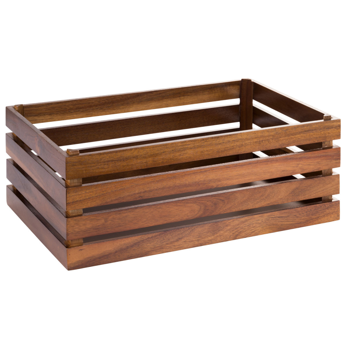 APS Holzbox SUPERBOX, Akazienholz GN 1/1 55.5x35x20 cm (LxBxH); braun
