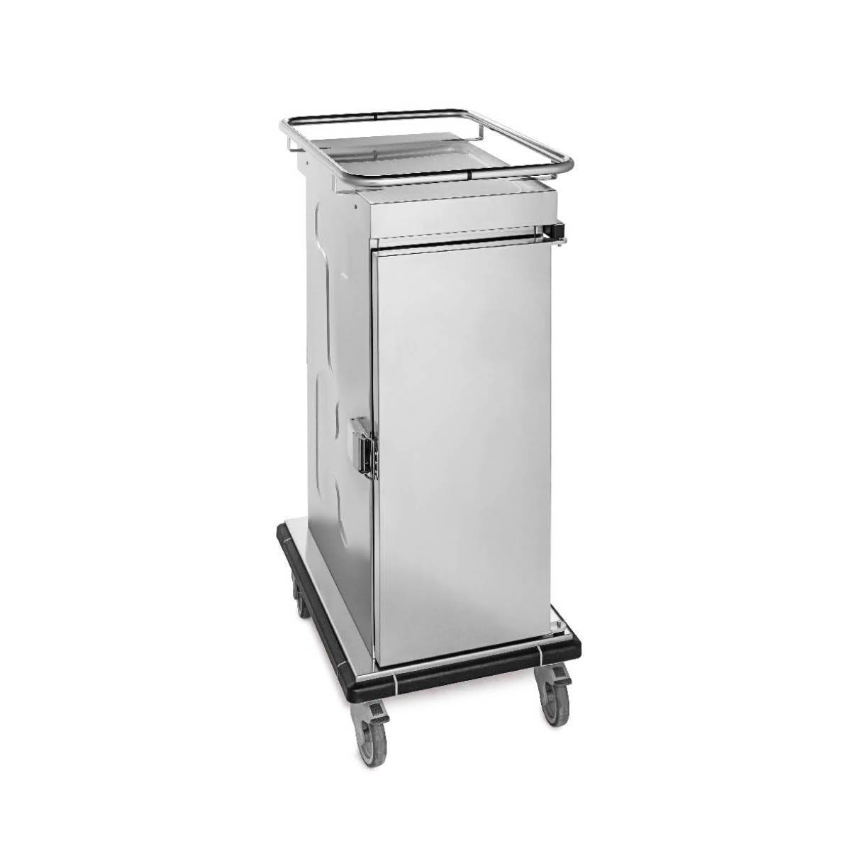 thermohauser Thermo Tower Neutral, 20 Einschübe, Nutzinhalt 200 Liter 200000 ml, 59.2x53.5x162.3 cm (BxTxH); silber