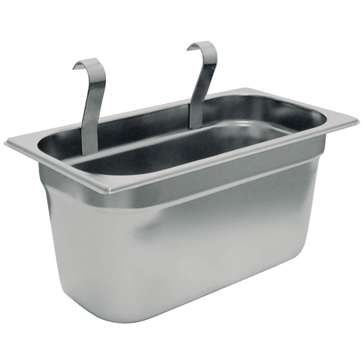 APS GN 1/3 Bestecksammler, Edelstahl; 32.5x17.5x19 cm (BxTxH); silber