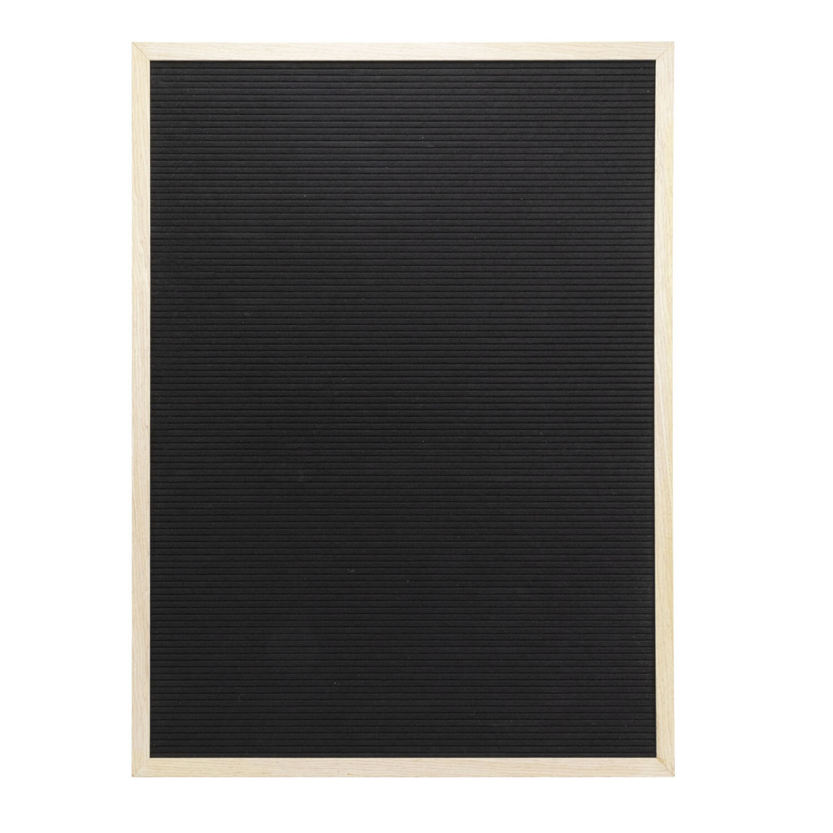 Lavagna Letterboard – 256 lettere, numeri e simboli – Legno di teak verniciato – Kit di montaggio incluso Securit; 60x80 cm (LxH); nero