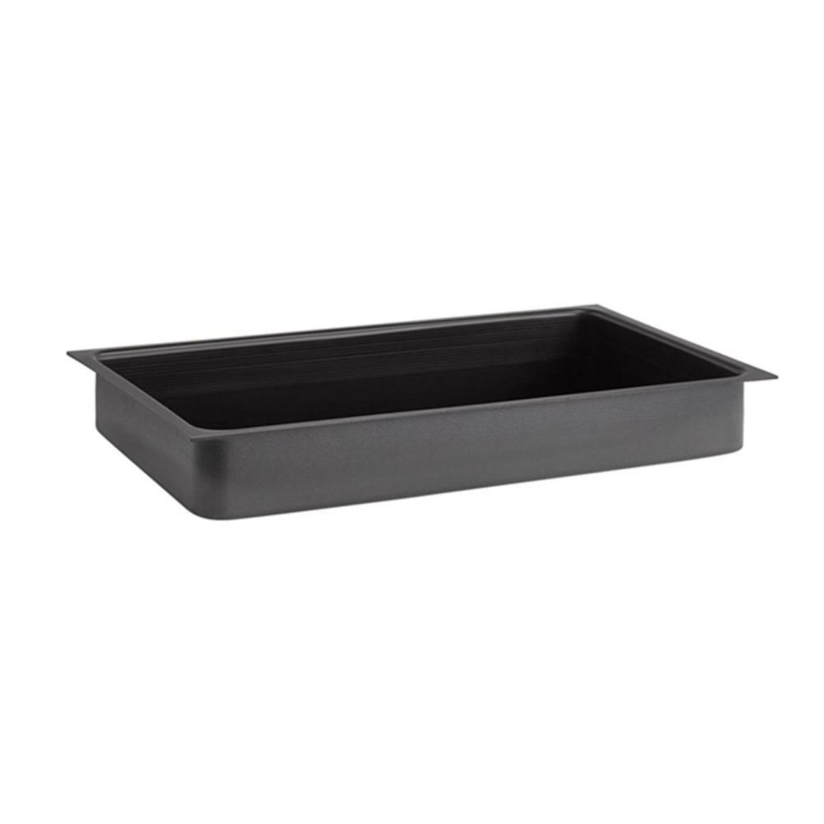 APS GN 1/1 Einsatz -VALO- 51,5 x 31 cm, H: 6 cm Polystyrol, schwarz passend zu Artikel 14001, 14101; GN 1/1, 51.5x31x6 cm (LxBxH); schwarz
