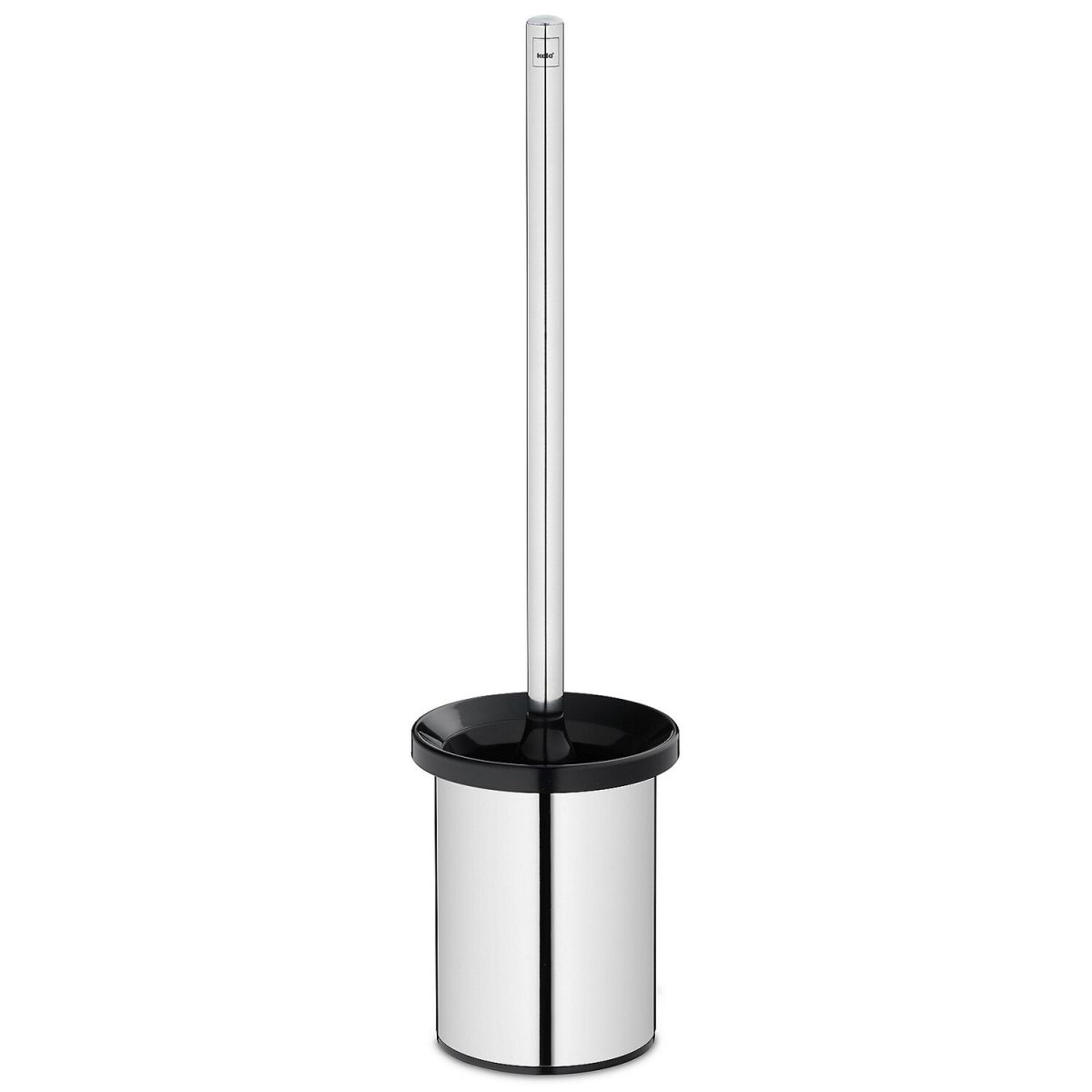 kela WC-Garnitur Alor Edelstahl 18/10 Standmodell 11.5x45 cm (ØxH); schwarz