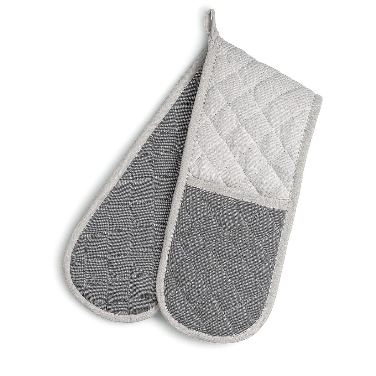 kela Doppelter Ofenhandschuh Tia, 100% Baumwolle 90x18 cm (LxB); grau; rechteckig