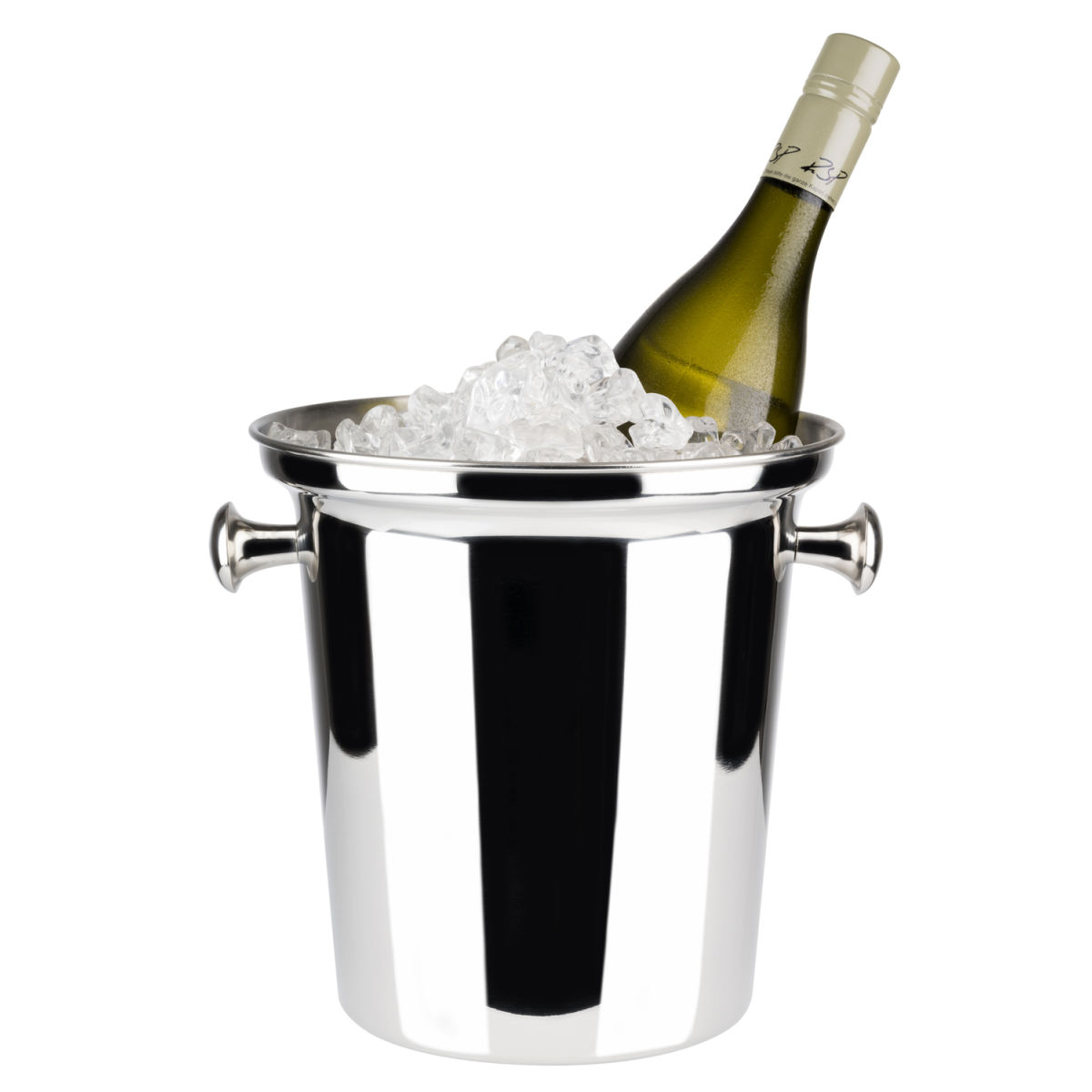APS Weinkühler/Sektkühler, Edelstahl; 4000 ml, 21x21x21.5x22 cm (LxBxØxH); silber