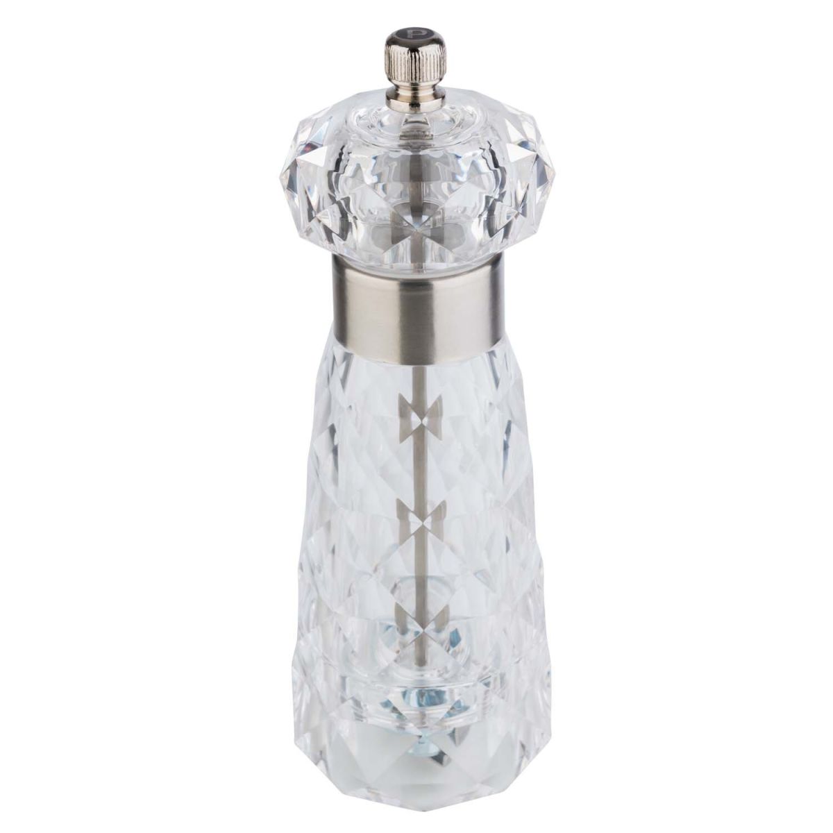 APS Pfeffermühle DIAMOND 6x6x18 cm (BxØxH); transparent