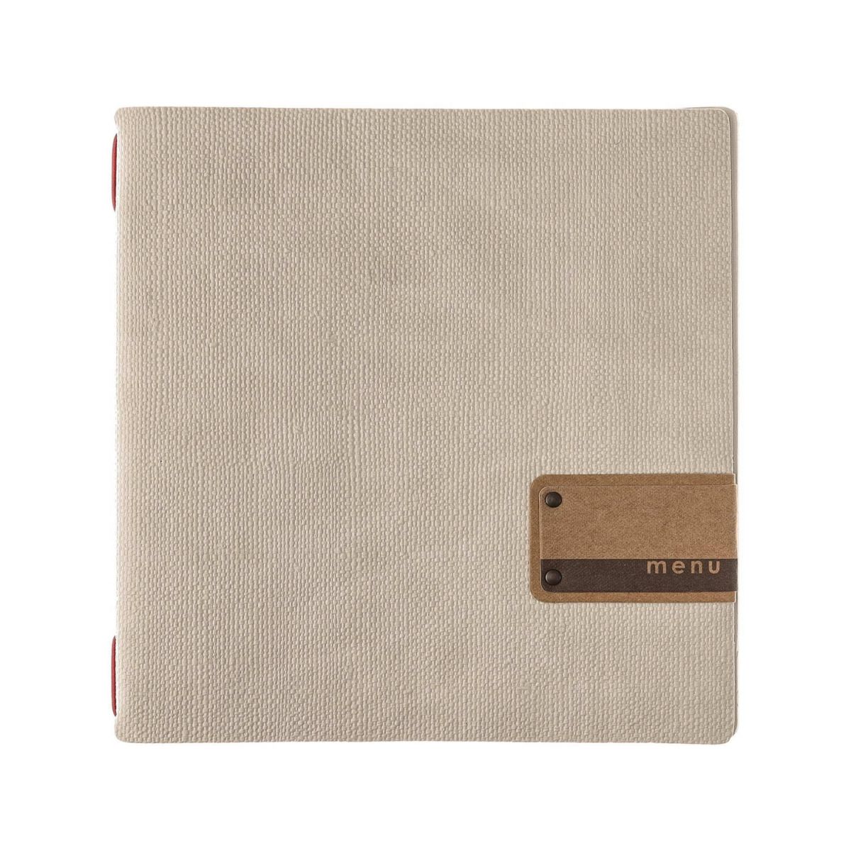Porta Menu JUTA QUADRATO AVORIO DAG Style; 23.1x23 cm (LxL); avorio