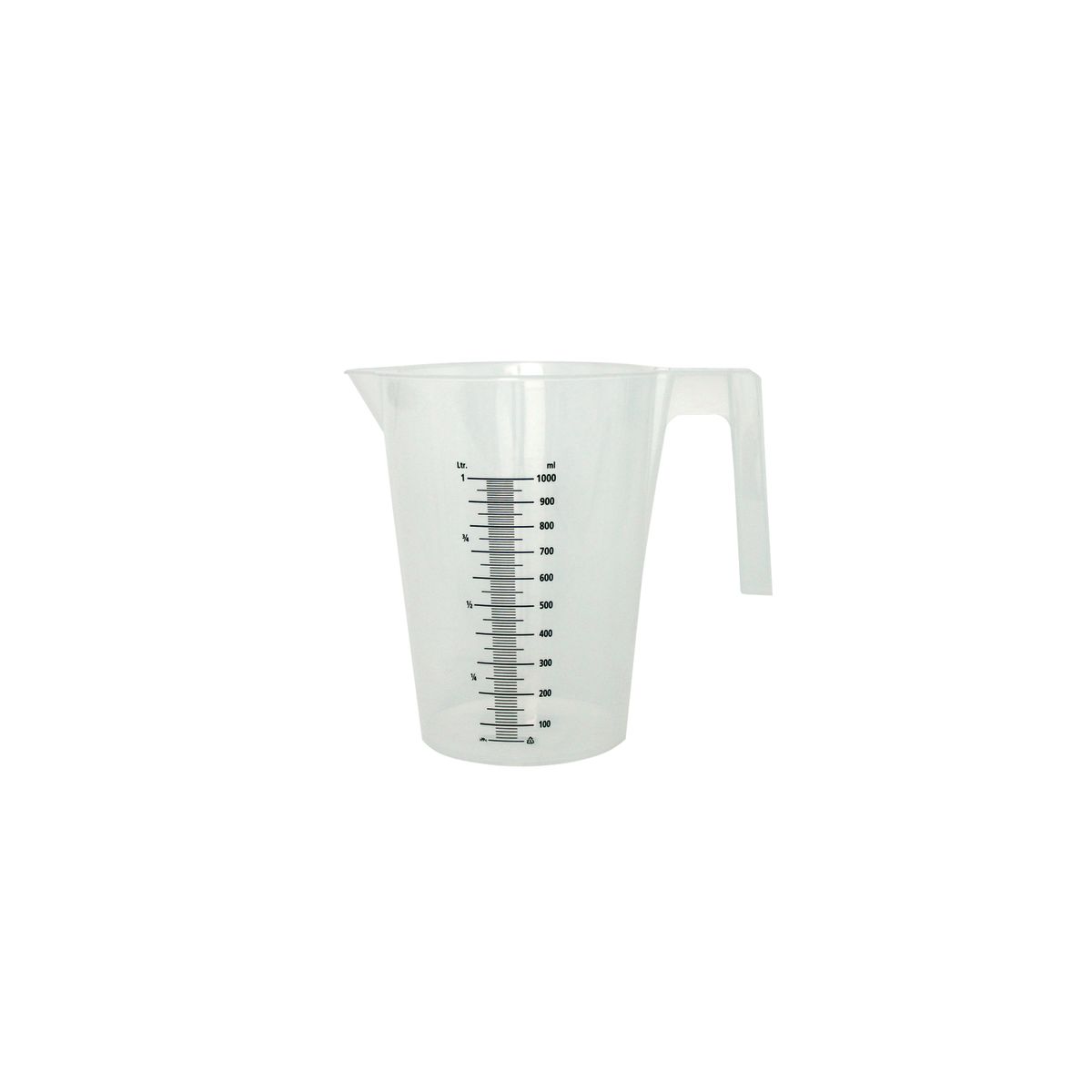 Schneider Messbecher mit schwarzer Skala 1000 ml; natur