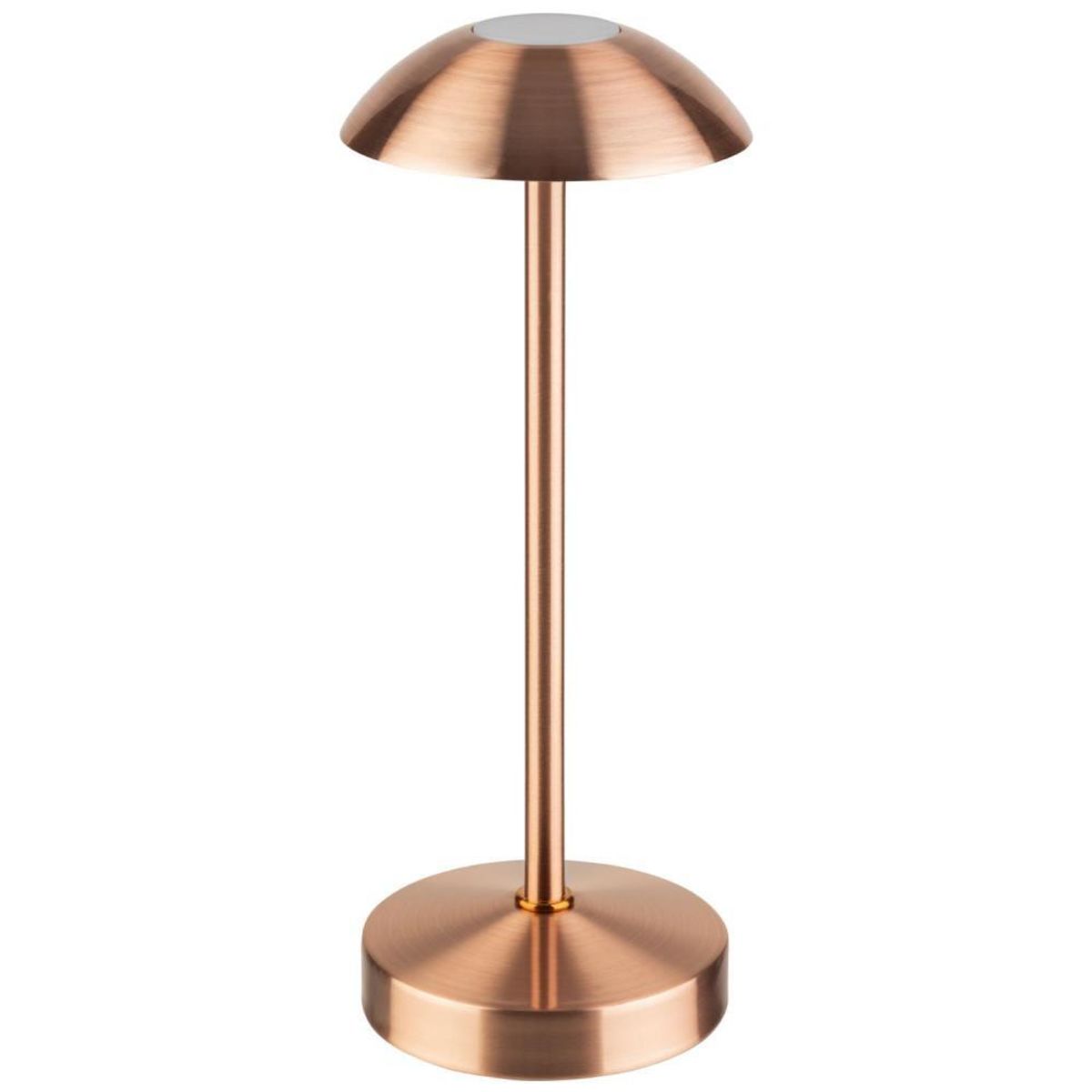 APS Akkutischleuchte ALVA 7.5x20.5 cm (ØxH); kupfer
