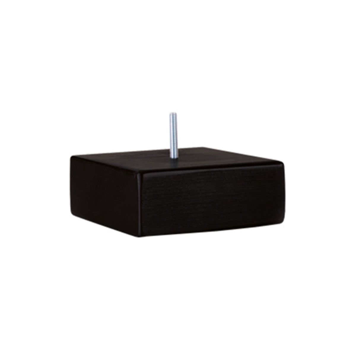 FBF bed&more Fußset Block, 4 Füße 6.5 cm (H); schwarz