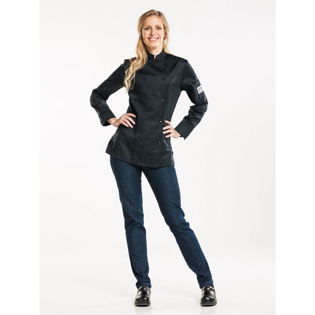 Chaud Devant Kochhose Lady Skinny Blue Denim Stretch; Kleidergröße 2XL; dunkelblau