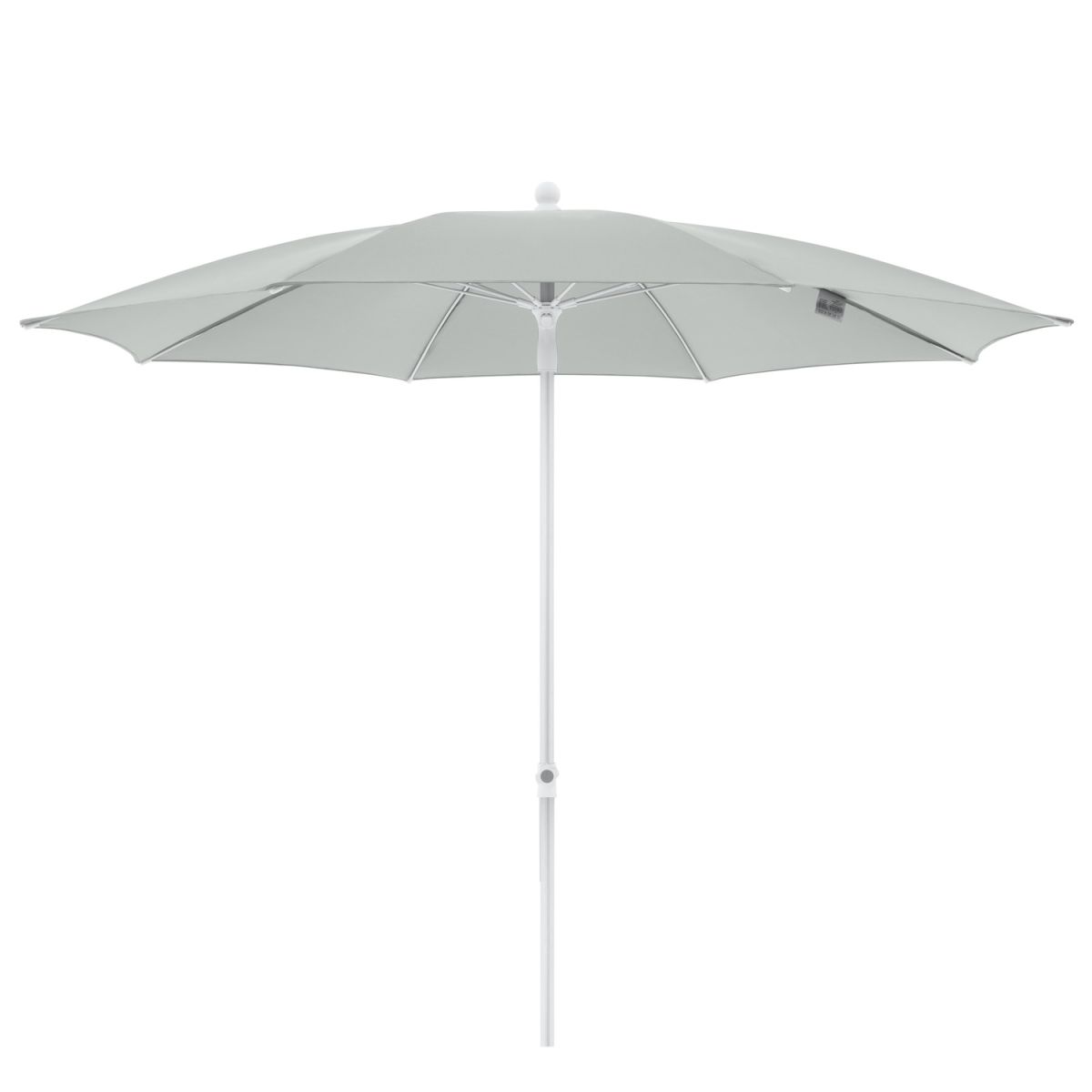 Doppler Gastro Sonnenschirm Fiberglas; 250x239 cm (ØxH); hellgrau