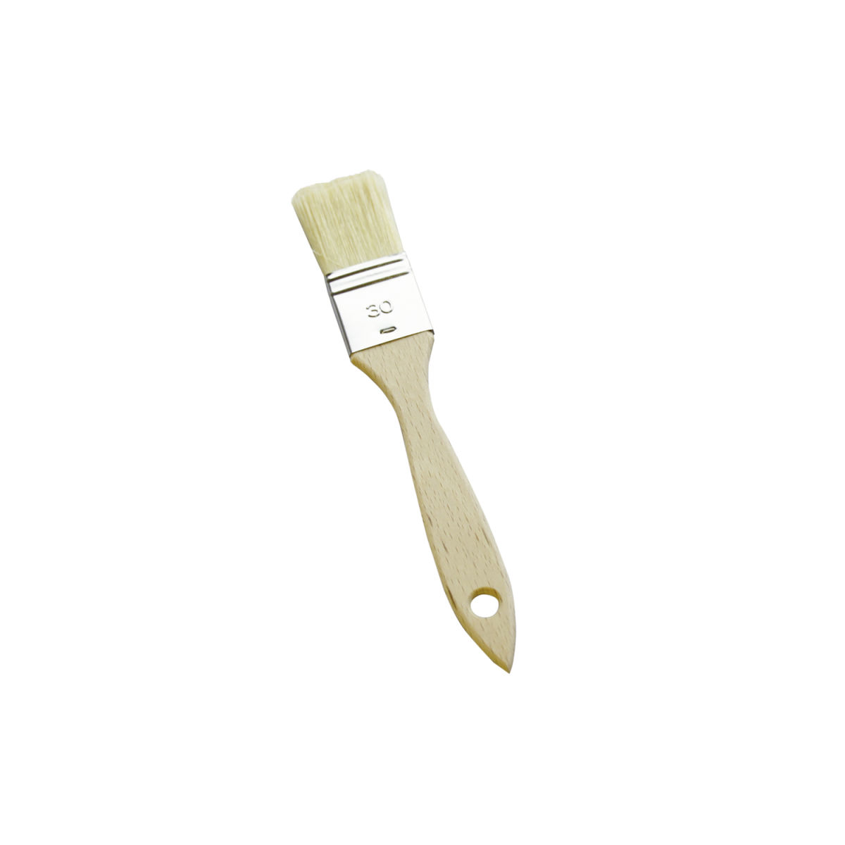 Schneider Pinsel 70% Kunstborsten, 30% Naturschweineborsten mit Holzstiel 3 cm (B); weiß