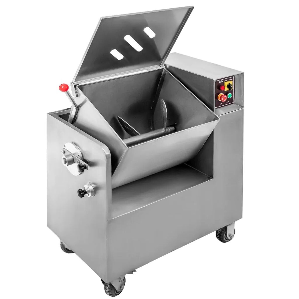 Stalgast Fleischmischer, elektrisch, 50 Liter, 1.1 kW 0.05 l, 82x51x110 cm (BxTxH); silber