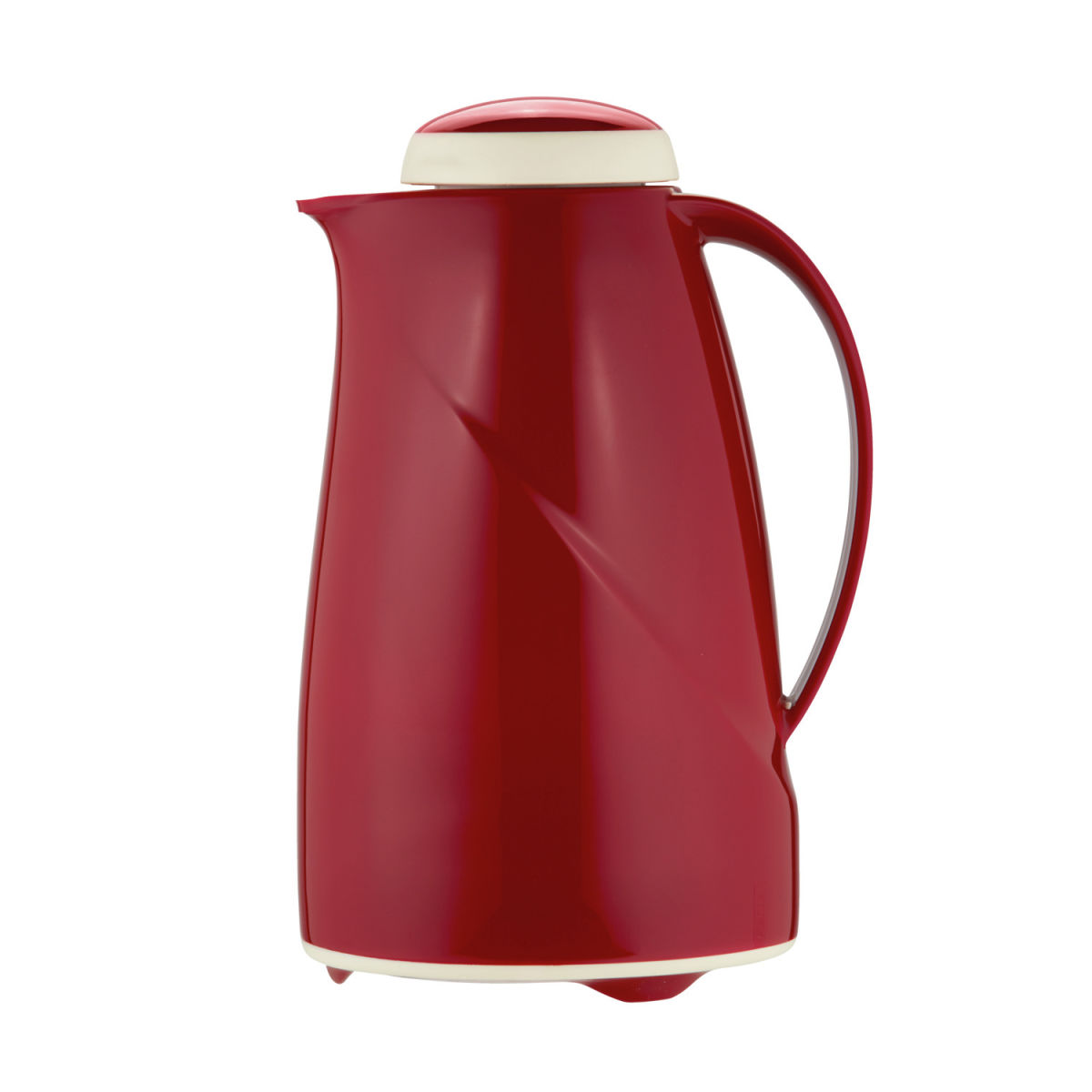 helios Isolierkanne Wave 1.5 l, 15.5x27.9 cm (ØxH); rot; rund