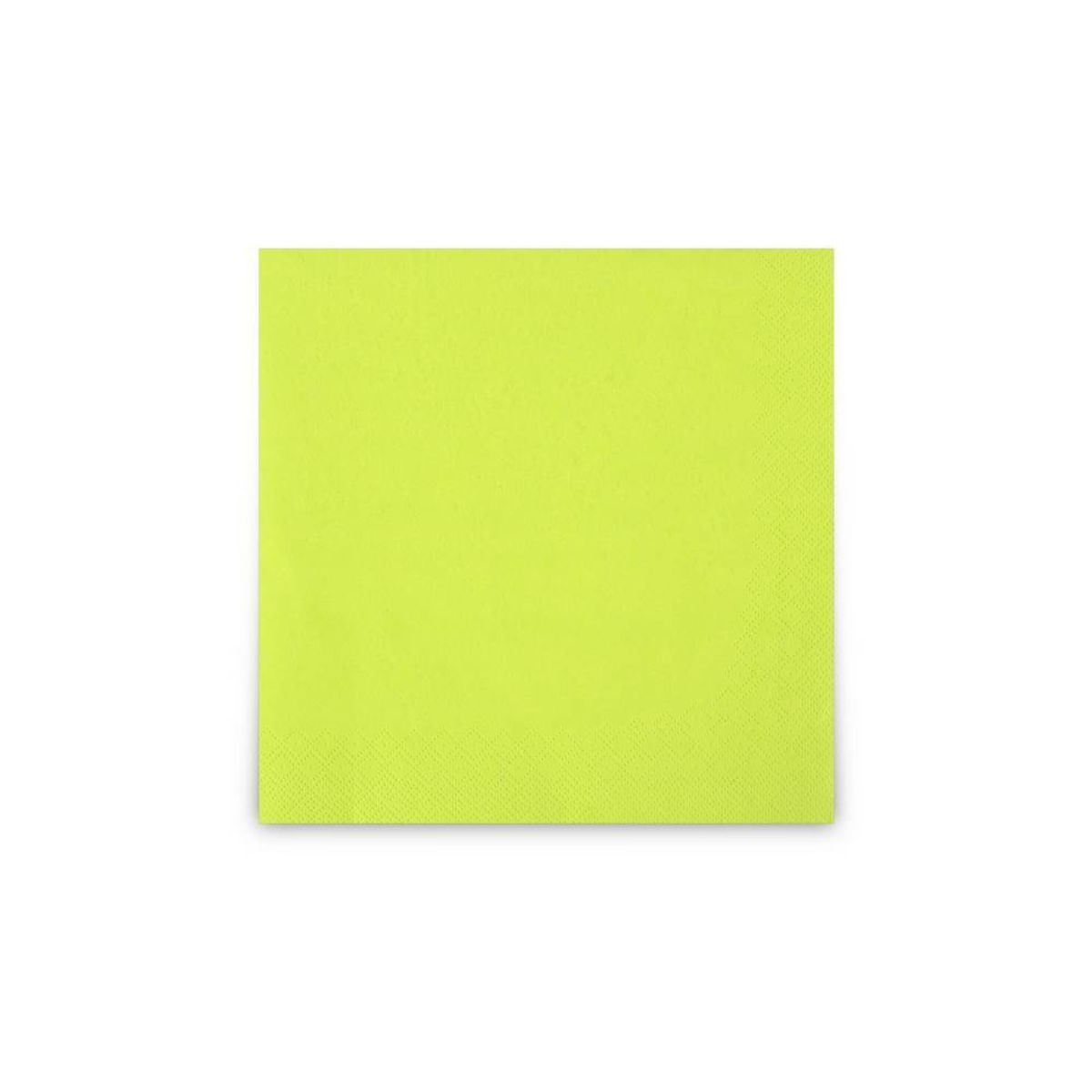 Plock Servietten 33x33 cm, 3-lagig 33x33 cm (BxL); kiwi; 1000 Stück / Pack