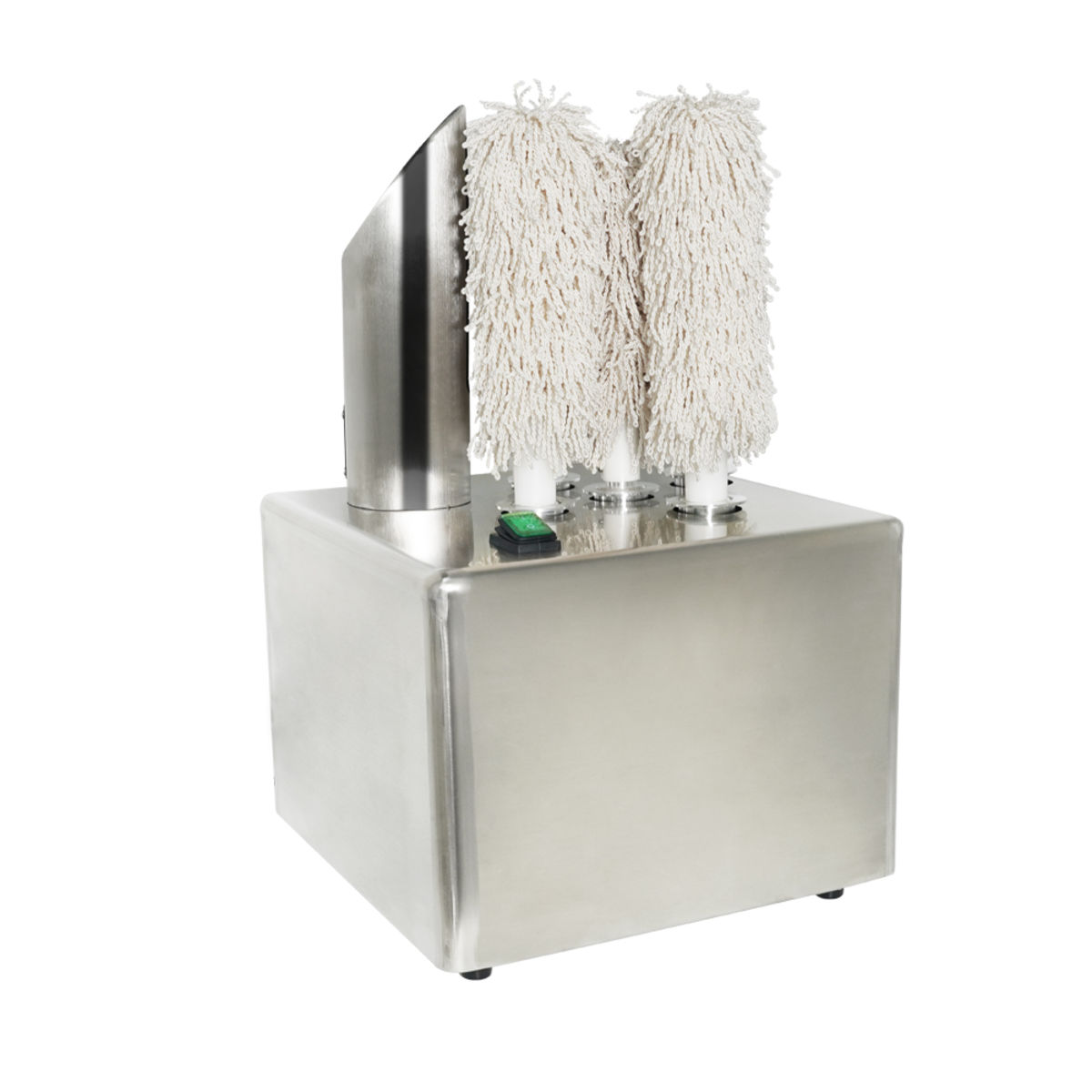 Stalgast Gläserpoliermaschine, 5 Walzen, 1,2 kW, 230V, Edelstahl 29x52x34.5 cm (BxHxT); silber