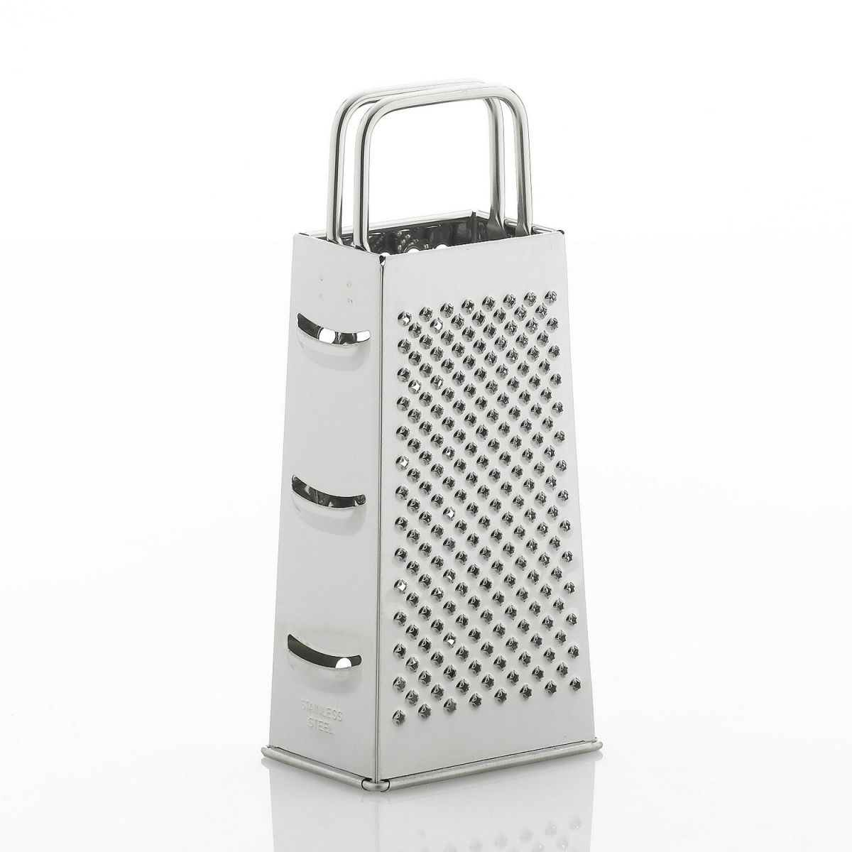 kela 4-Kant-Reibe Profi Edelstahl 9x6.5x21.5 cm (LxBxH); silber