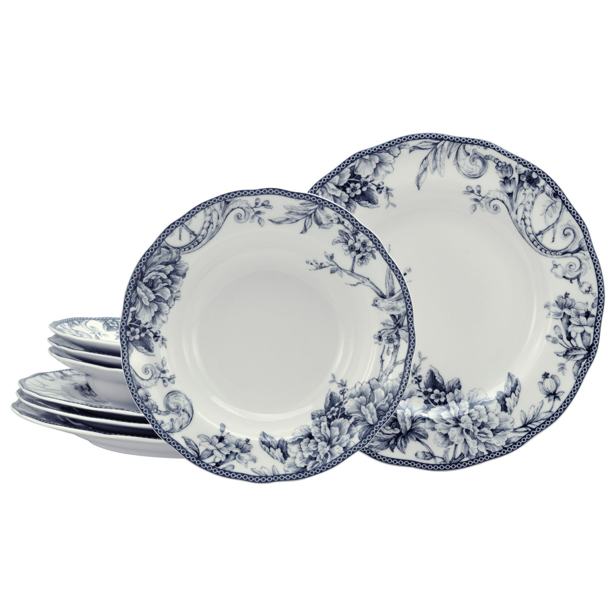 CreaTable Adelaide - Tafelservice 8-tlg; blau; 8 Stück / Stück