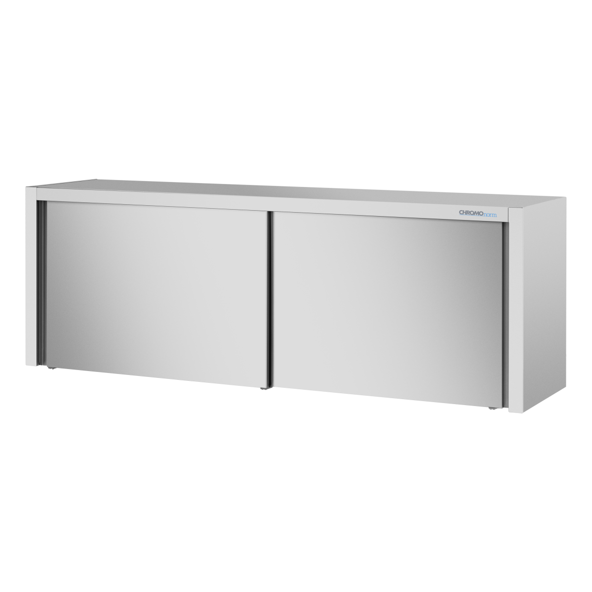 CHROMOnorm Wandhängeschrank mit Schiebetüren 100x55x40 cm (BxHxT); grau