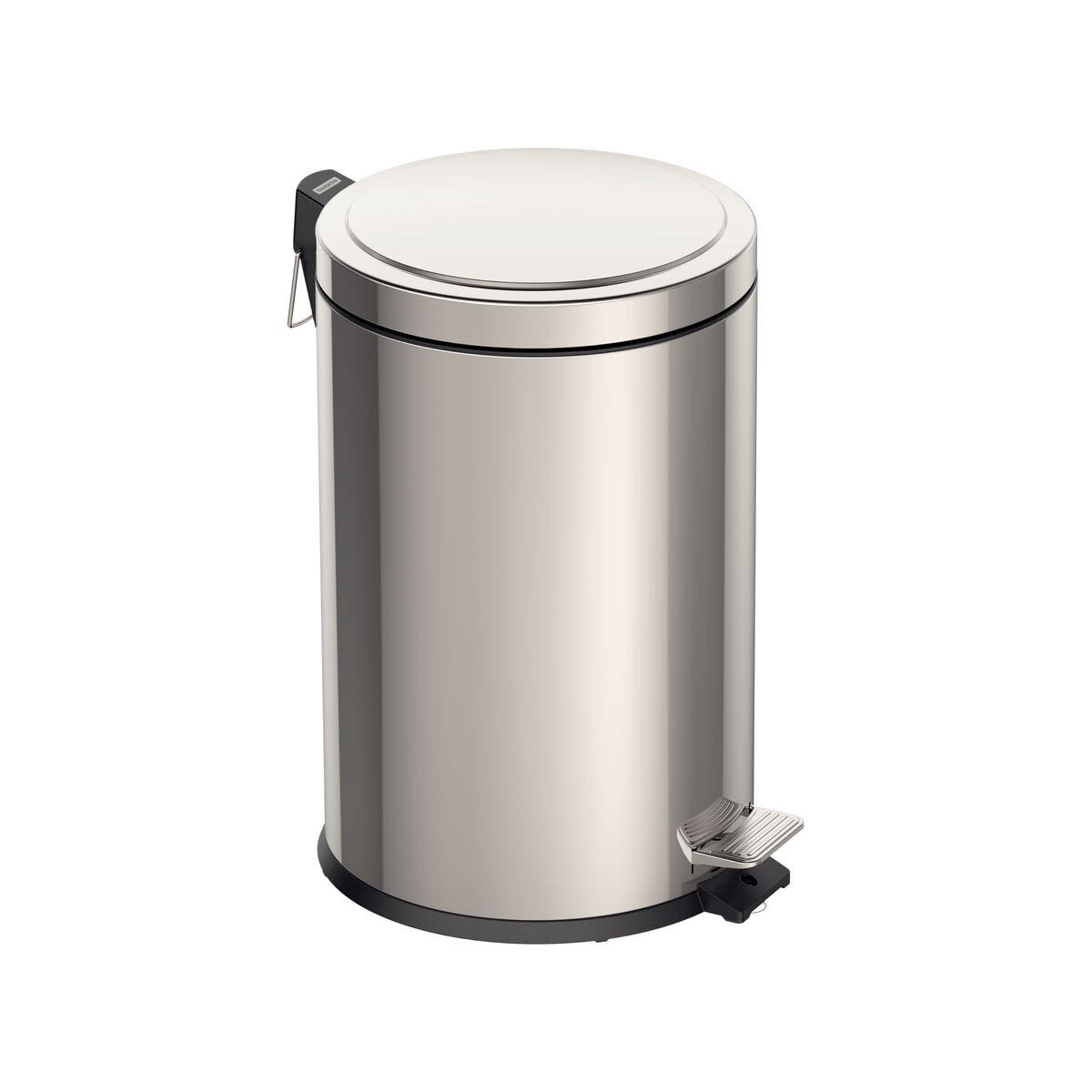 TRAMONTINA Edelstahl Treteimer Brasil 46 cm (H); silber