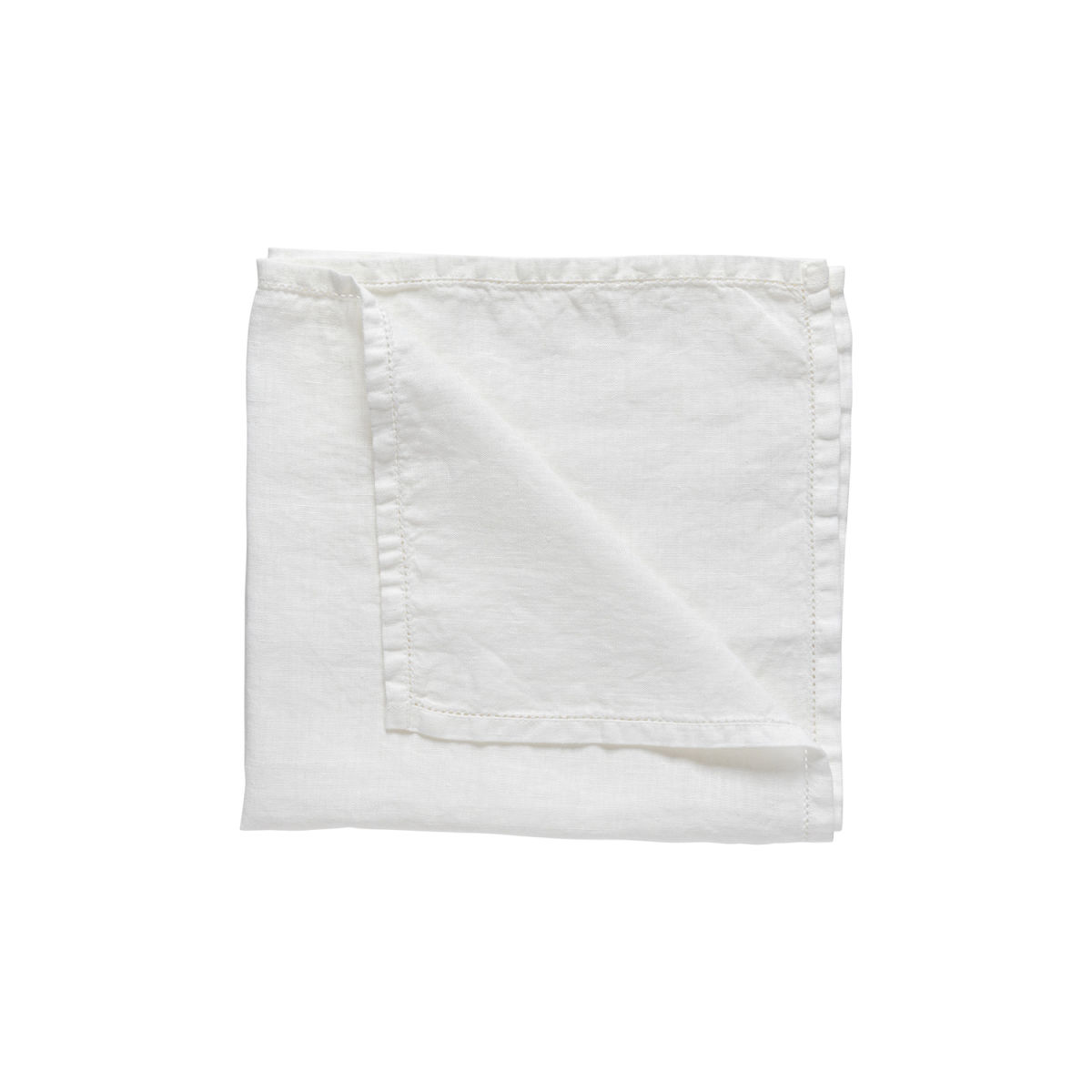 Costa Nova Serviette 100 % Leinen Luisa 50x50 cm (BxL); weiß; 6 Stück / Pack