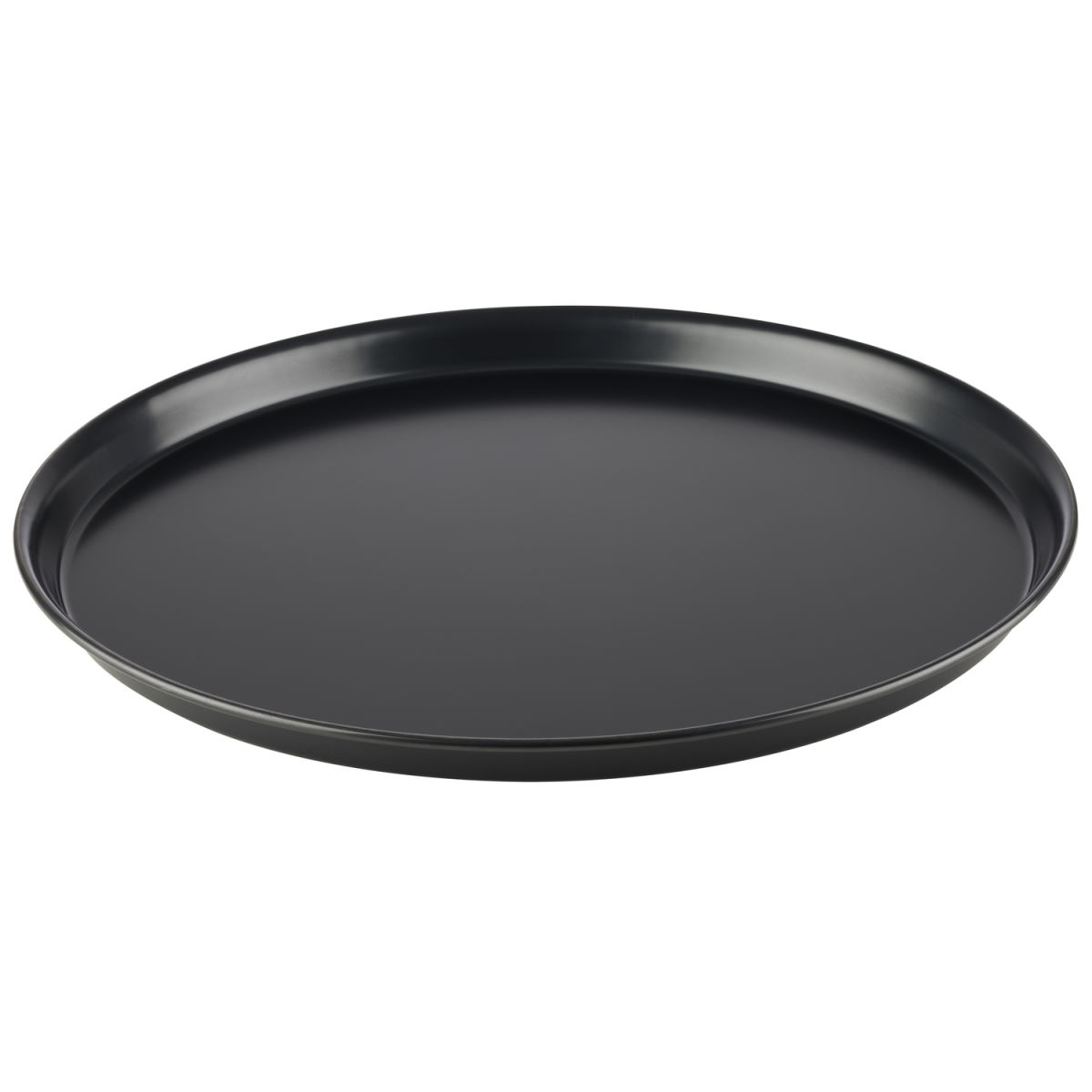 APS Pizzablech, Blaublech (nicht beschichtet), rund; 40x40x2.5x40 cm (LxBxHxØ); schwarz; rund