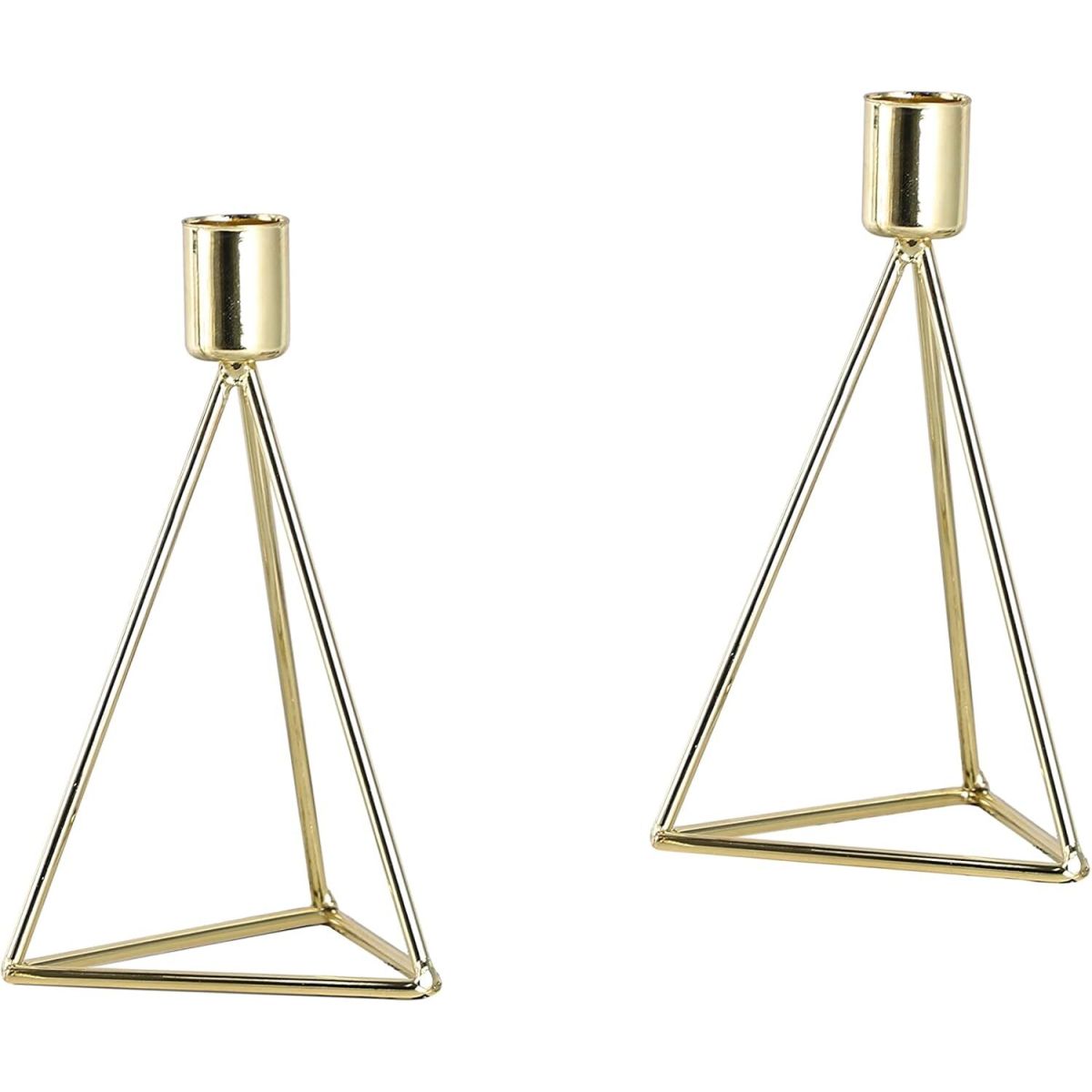 ECHTWERK MODERN SMALL Kerzenhalter 17x10x17 cm (LxBxH); gold; 2 Stück / Pack