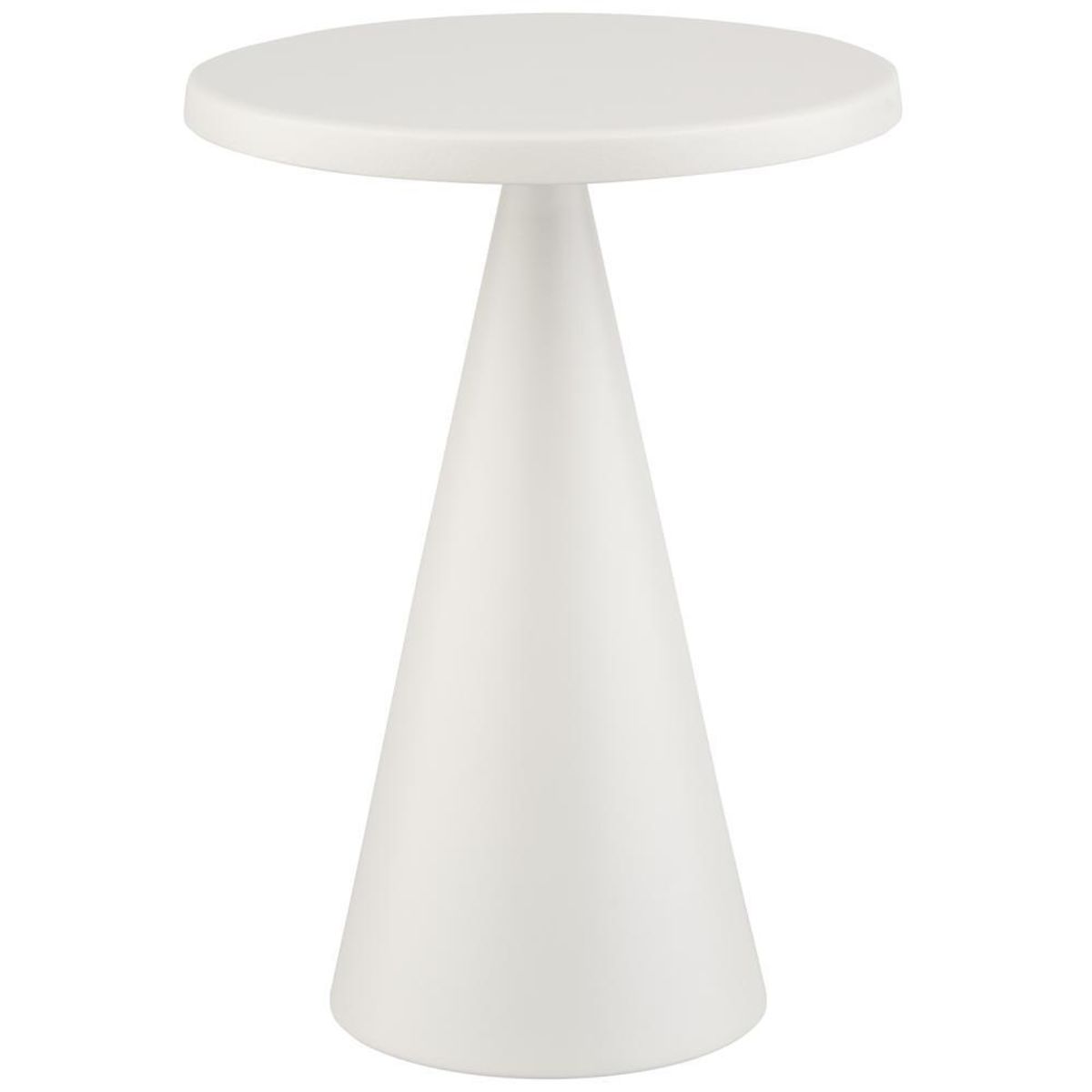 APS Akkutischleuchte CONE; 13x18 cm (ØxH); weiß