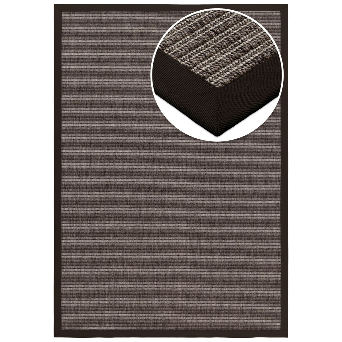 Grundstoff Outdoor Teppich Taffino Tweed 290x200 cm (LxB); taupe