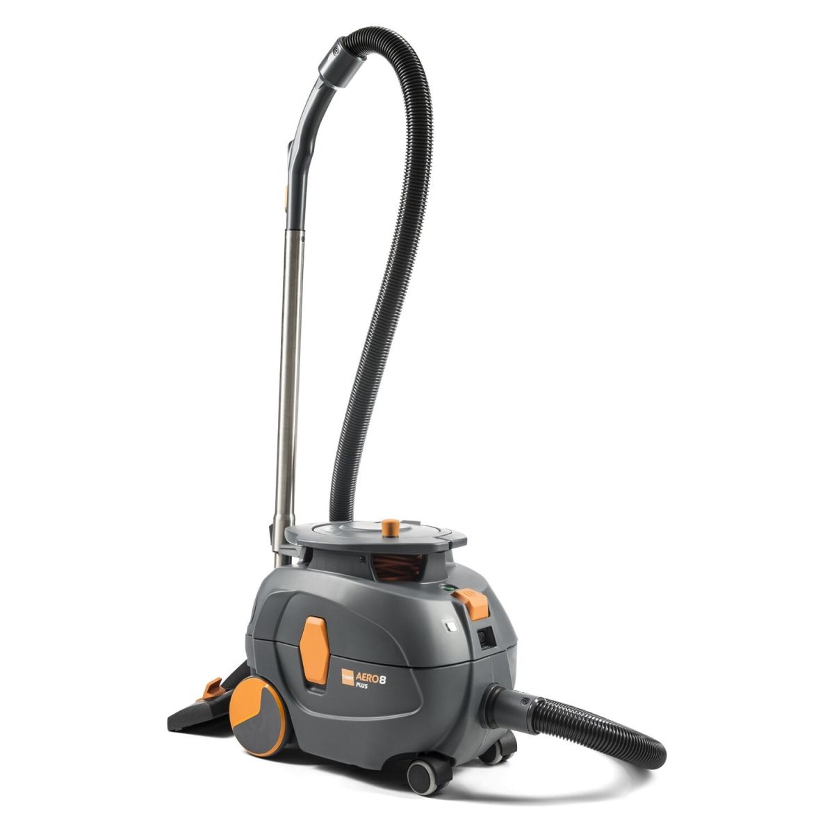 Diversey TASKI AERO 8 PLUS, Höchste Effizienz mit geringsten Geräuschemissionen, der Kesselsauger von TASKI orange/grau