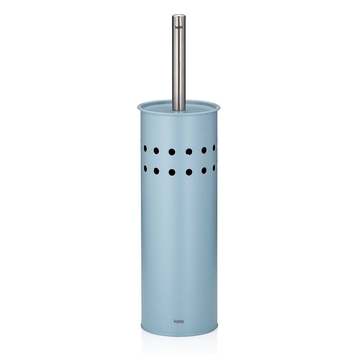 kela Wc-Garnitur Leo Metall altrosa 37,5cm 9,5cmØ 9.5x37.5 cm (ØxH); blau