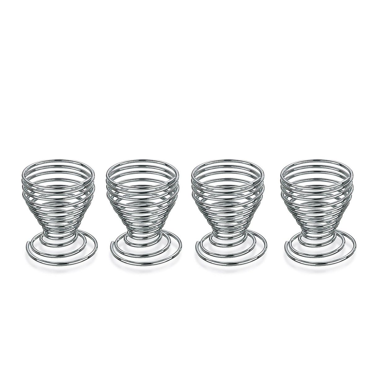 kela Eierbecher Globul Metall 4tlg 5x6 cm (ØxH); silber