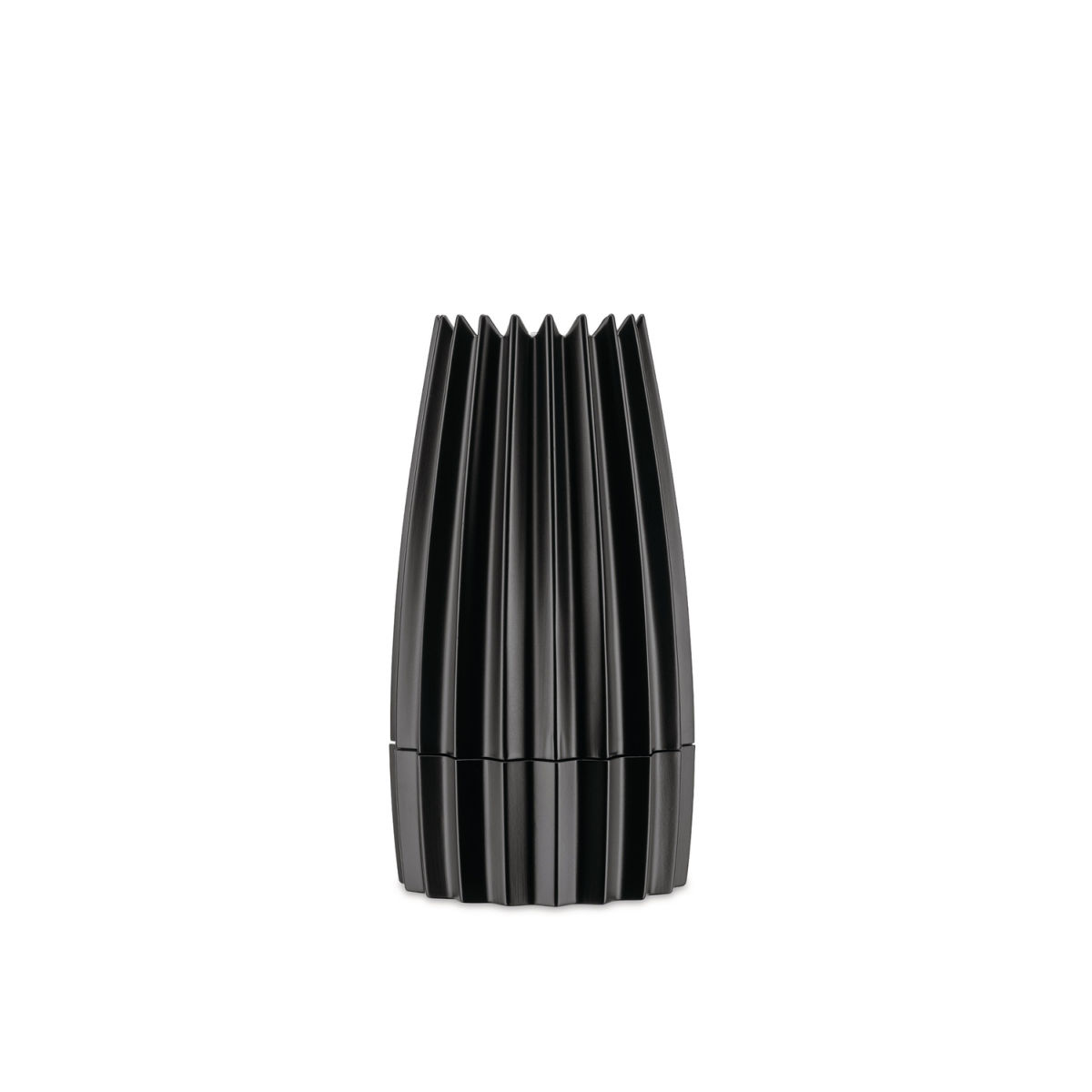 Alessi Grind Salz-/Pfeffer- und Gewürzmühle; 7.5x14.2 cm (ØxH); schwarz