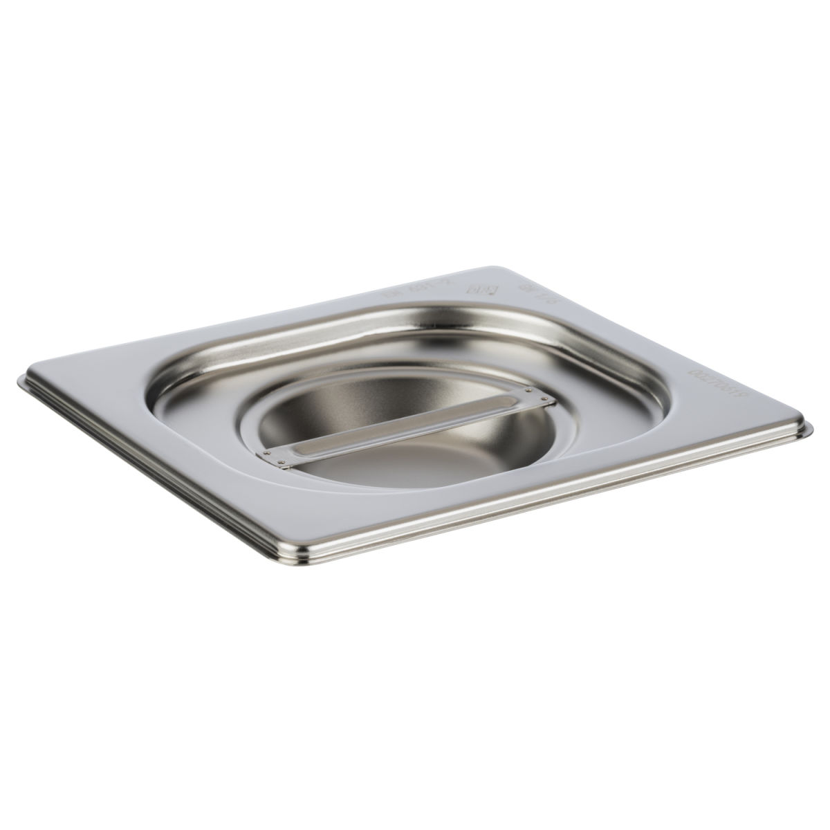 APS GN 1/6 Deckel ohne Löffelaussparung, Edelstahl; GN 1/6, 17.5x16.5 cm (LxB); silber; rechteckig