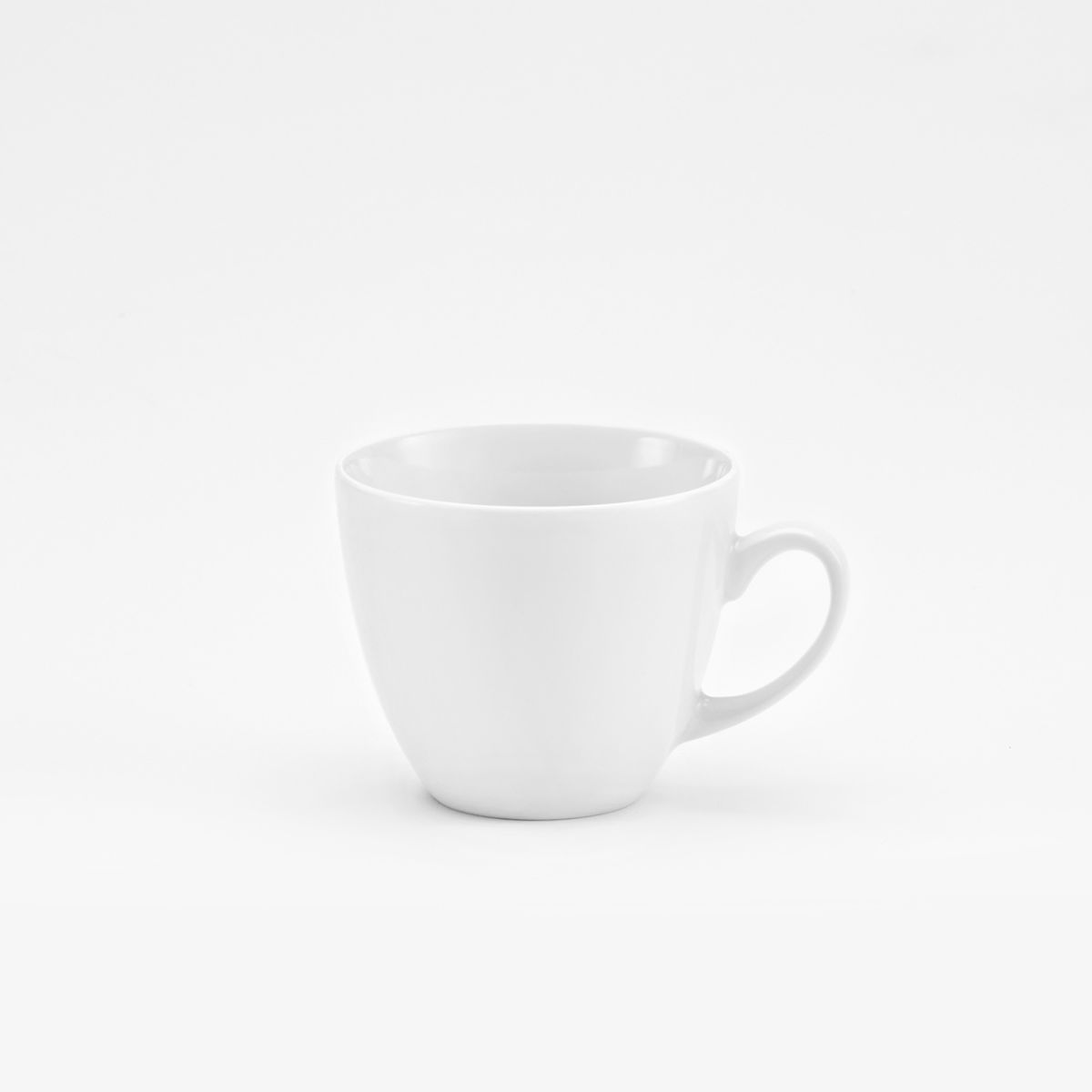 van Well Obertassen Gourmet, 0,2l, bauchig, van Well 200 ml, 8.2x10.5x7 cm (LxBxH); weiß; 6 Stück / Pack