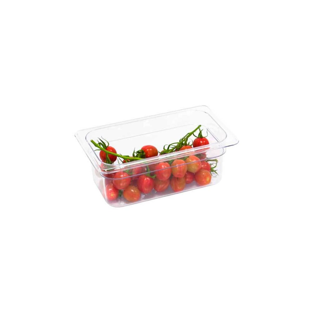 Stalgast Gastronormbehälter, Polycarbonat, GN 1/4 GN 1/4, 3.6 l, 26.5x16.2x15 cm (LxBxT); transparent