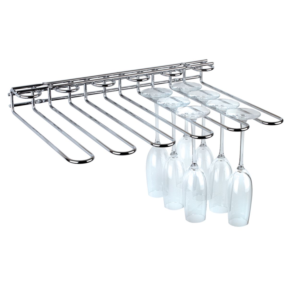 Portabicchieri APS; 45x32x6 cm (LxLxH); argento
