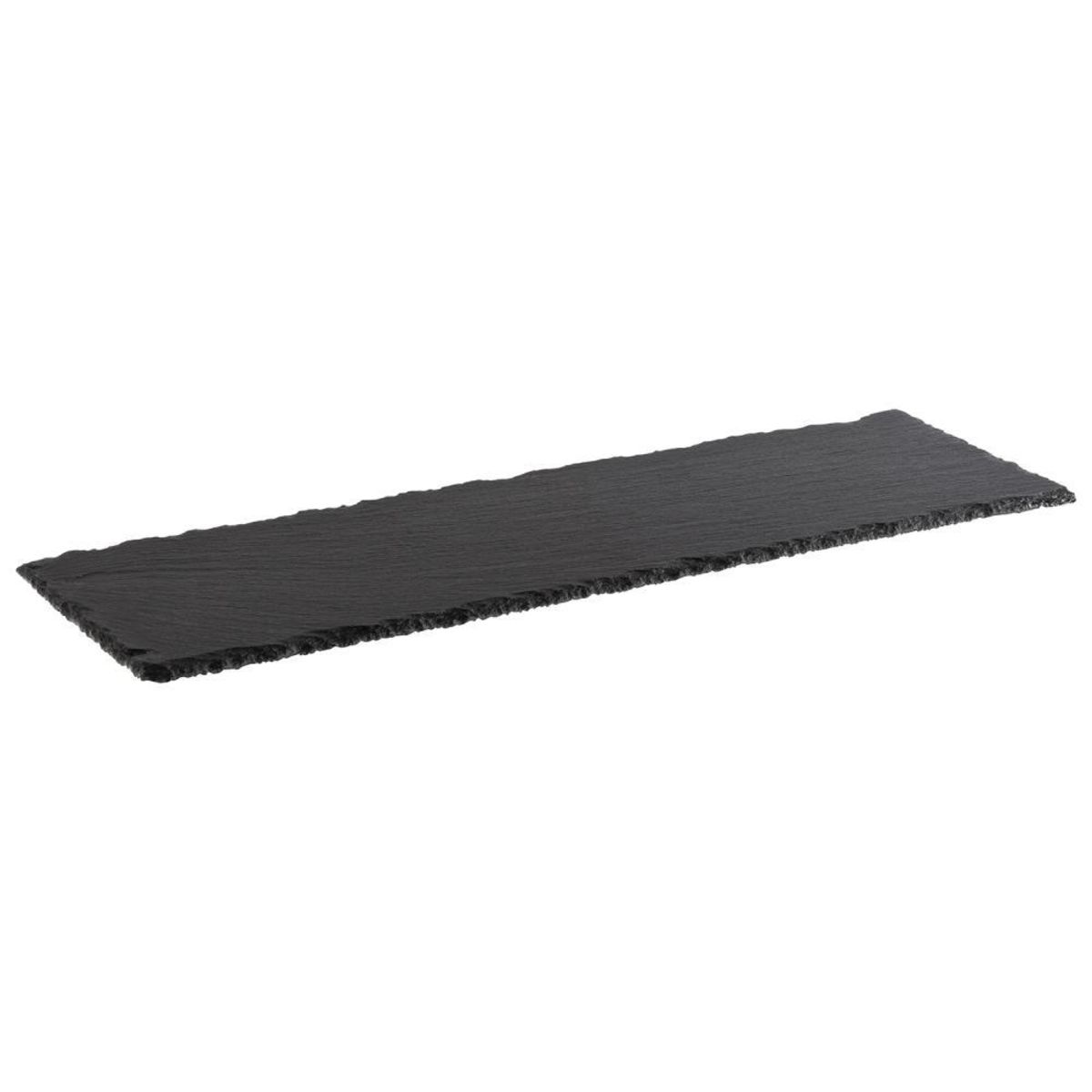 APS GN 2/4 Naturschieferplatte MORRA GN 2/4, 53x16.2x0.7 cm (LxBxH); schwarz; rechteckig