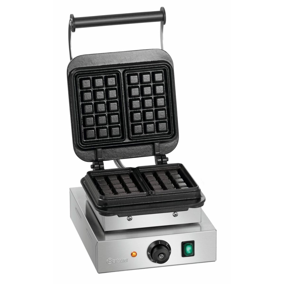 Bartscher Waffeleisen 1BW160-101 1BW160-101 285x47x245 cm (BxTxH); silber