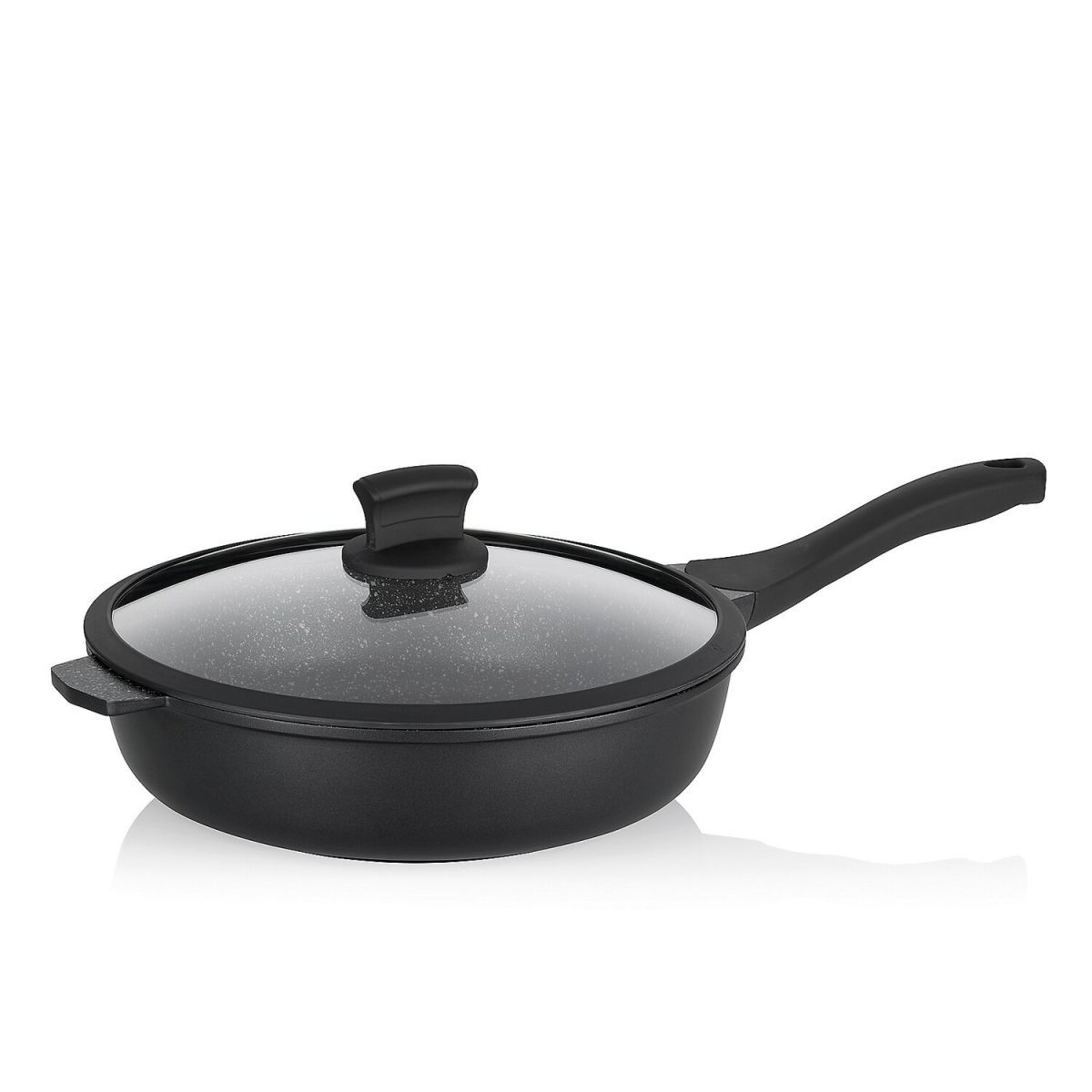 kela Schmorpfanne Stella Nova Aluguss 8 cm (H); schwarz; rund