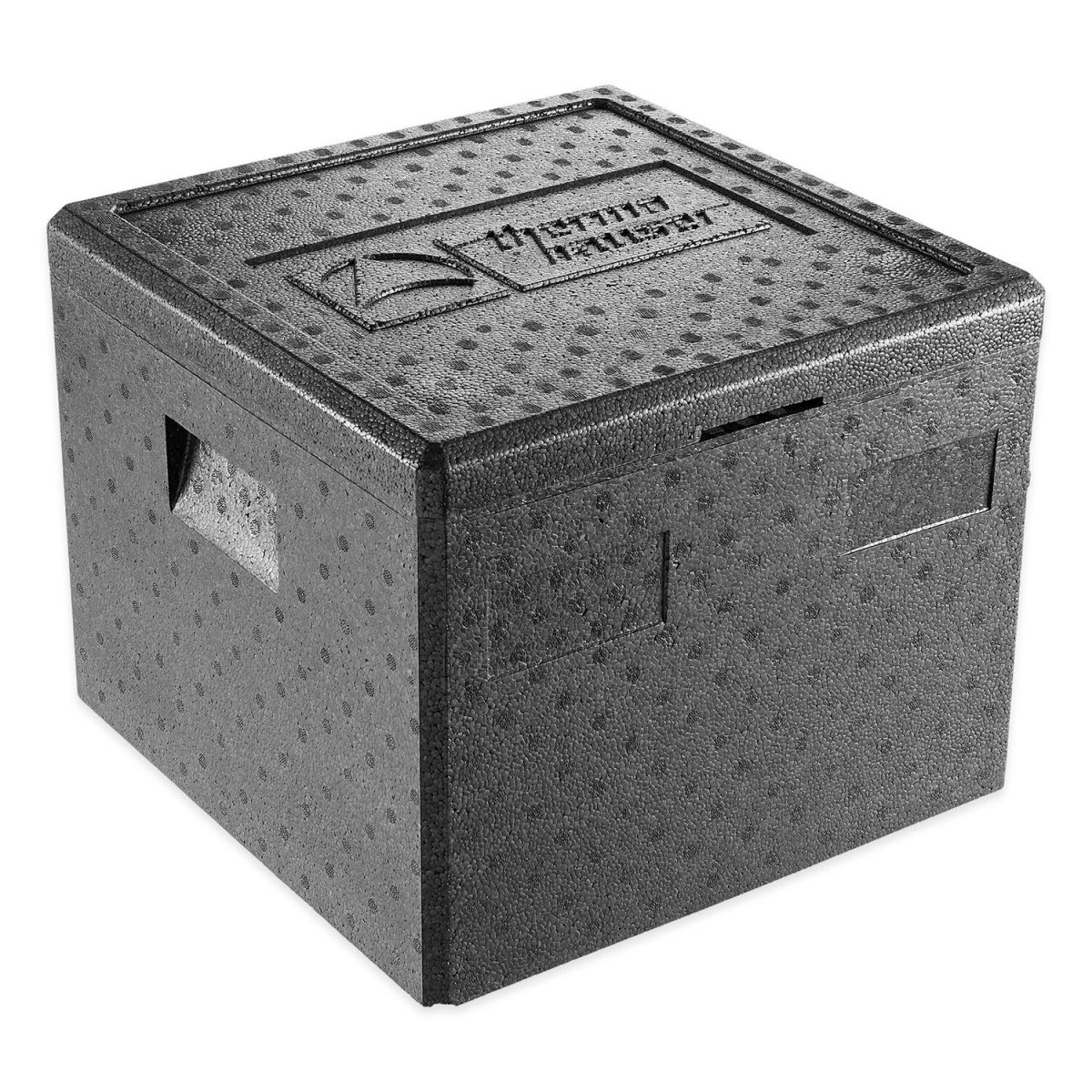 thermohauser thermohauser EPP-Thermobox Pizza, mit Deckel, 41 x 41 x 25,5 cm 32.5 l, 41x41x32.5 cm (LxBxH); schwarz